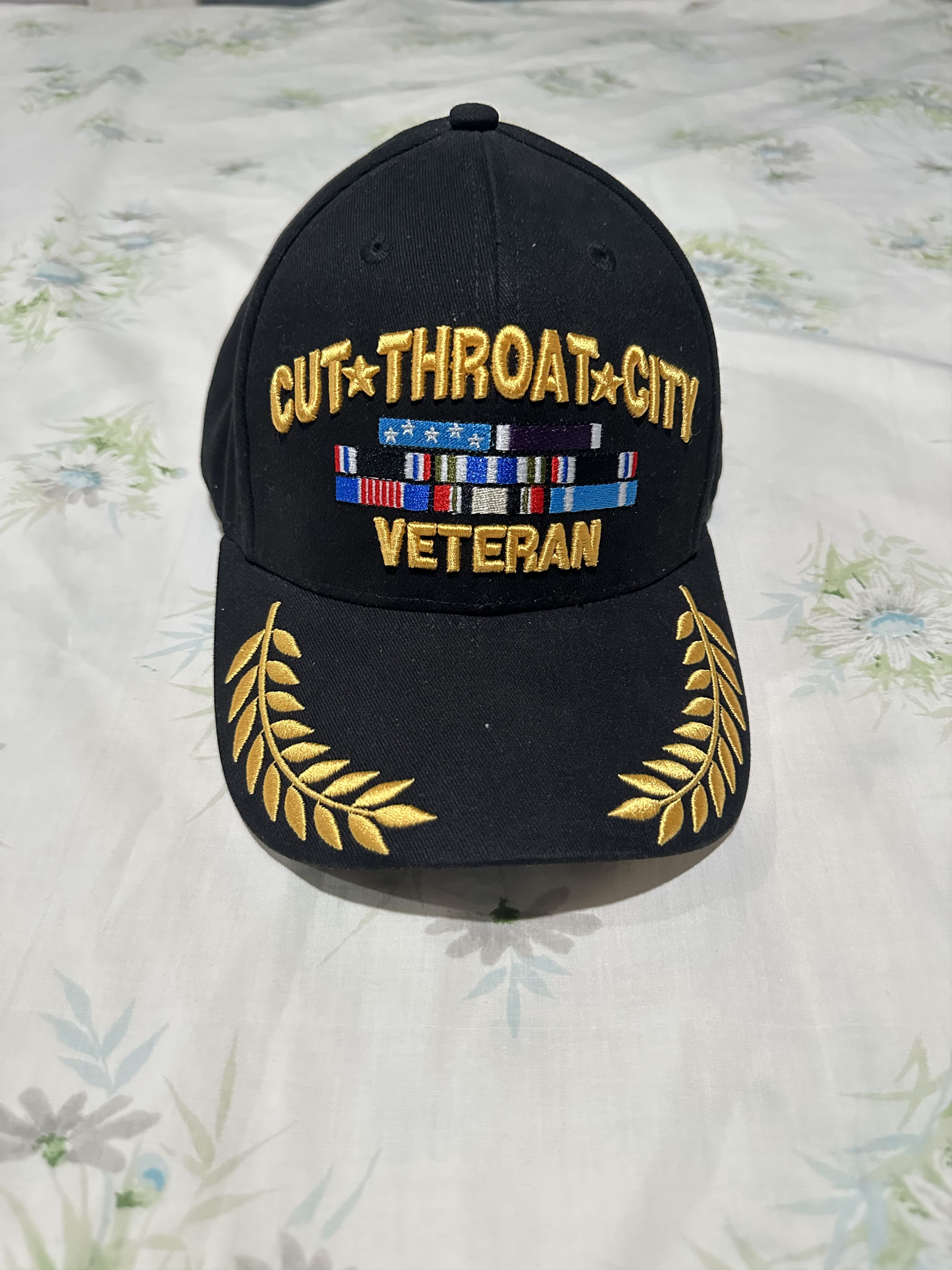 image of G59 Records Staff Workforce Cut Throat Cap in Black/Yellow, Men's