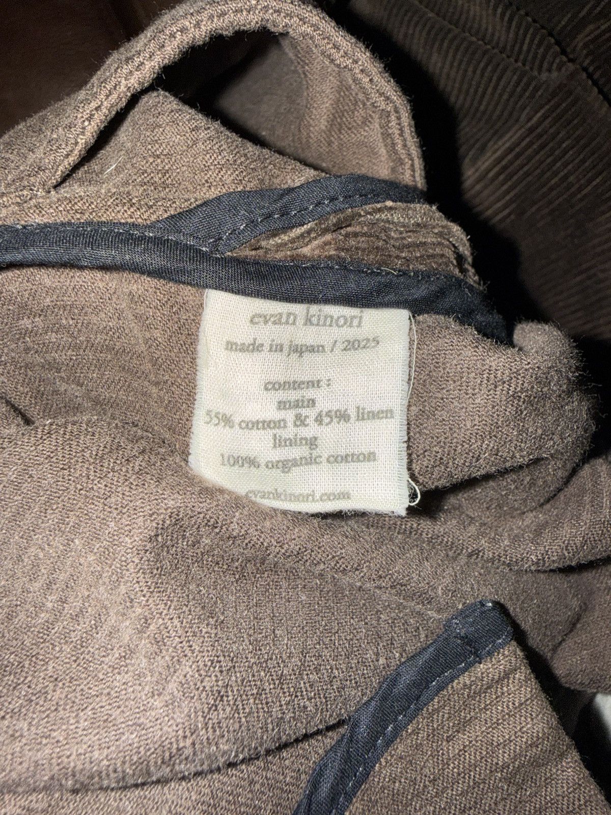Two Pleat Pant / Sumi Ink Corduroy / Fw25 in Brown, Men's (Size 30) — image 5 of 6