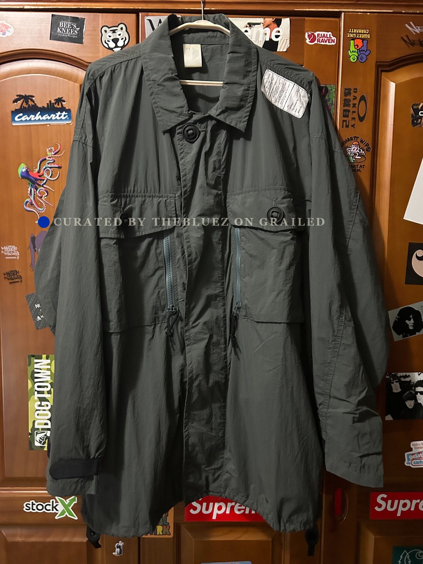 N.Hoolywood N.HOOLYWOOD SS24 Military Nylon Blouson Size US XXS / EU 40 - 1 Thumbnail