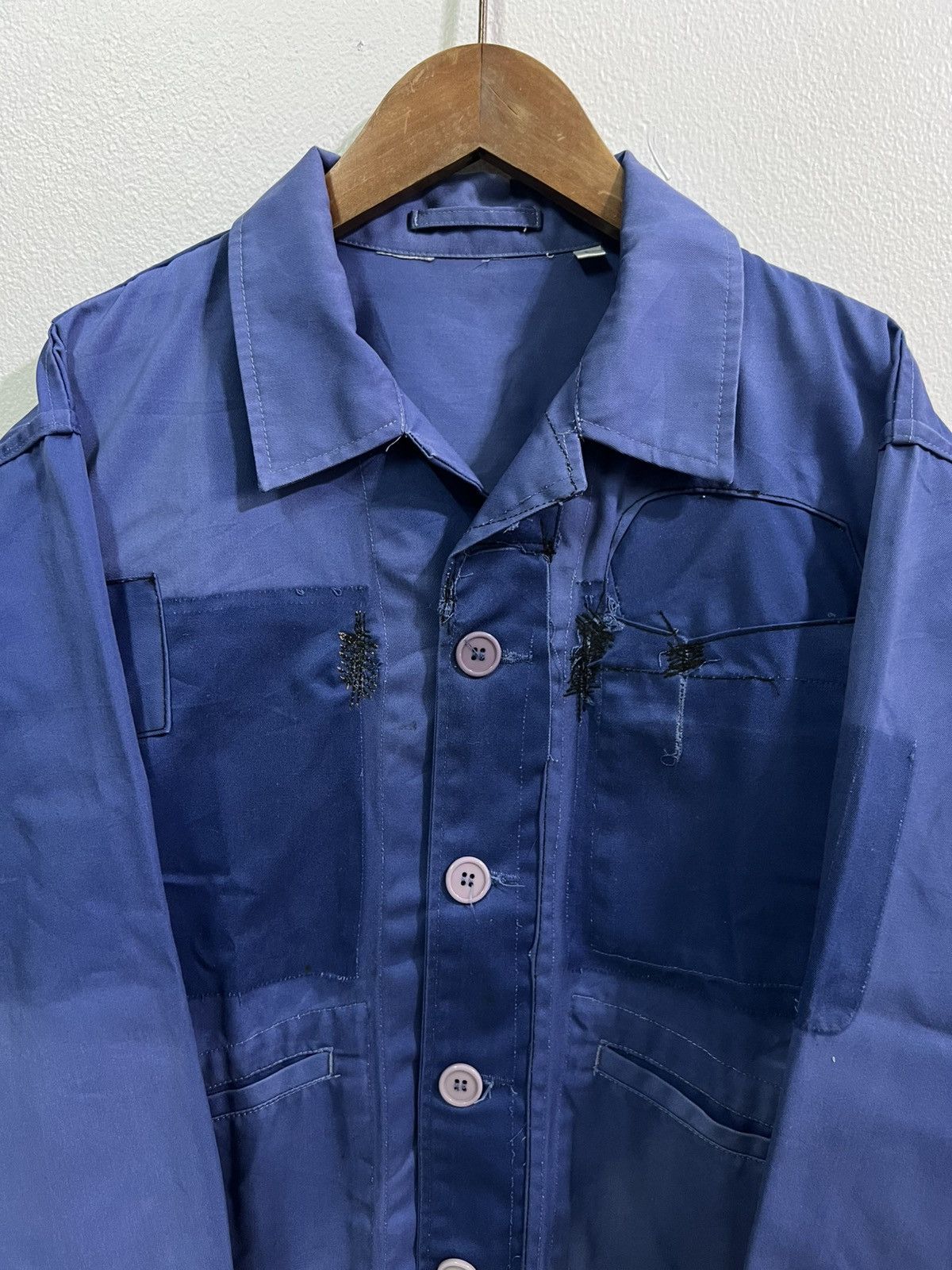 Vintage Sun Faded Vintage Works Jacket Patchwork Distressed Size US M / EU 48-50 / 2 - 2 Thumbnail