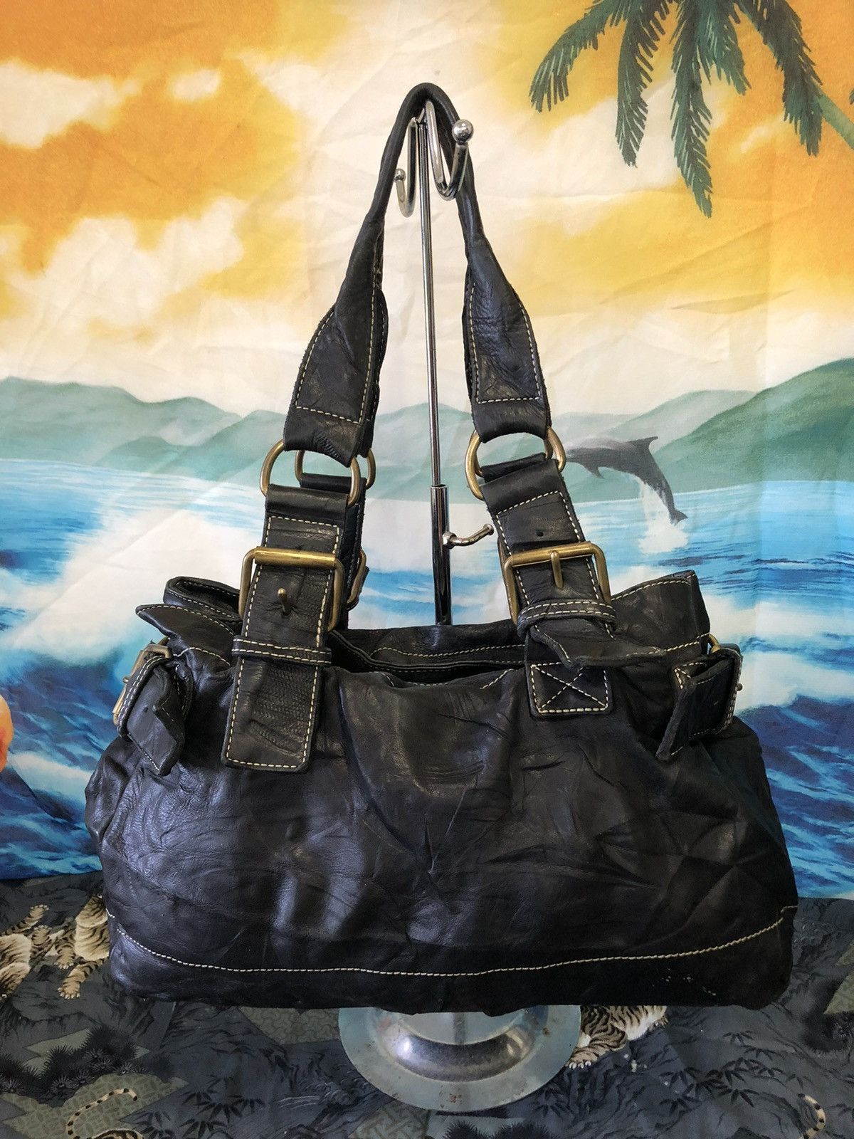 Vintage × Vivienne Westwood Vintage Vivienne Westwood leather handbag Size ONE SIZE - 6 Thumbnail