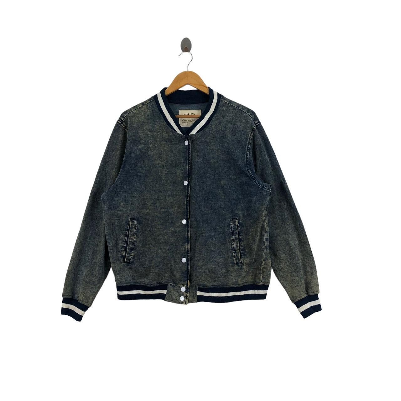 Other PIPUE PIQUE DE Black Snap Button Denim Jeans Bomber Size M / US 6-8 / IT 42-44 - 1 Thumbnail