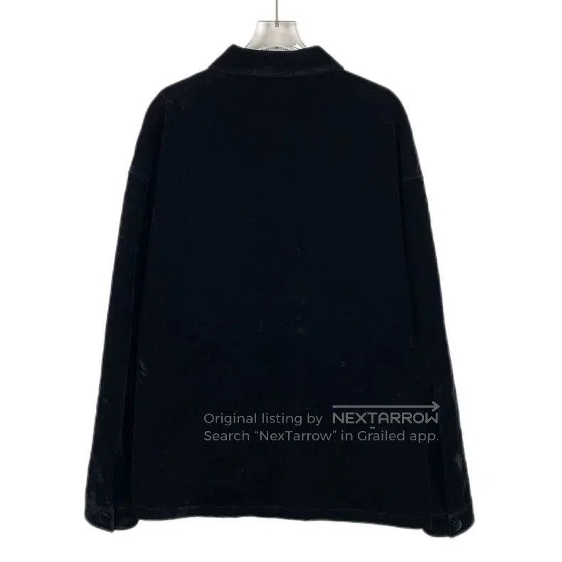 Prada Prada Black Cotton Triangle Logo Jacket. Size US L / EU 52-54 / 3 - 2 Thumbnail