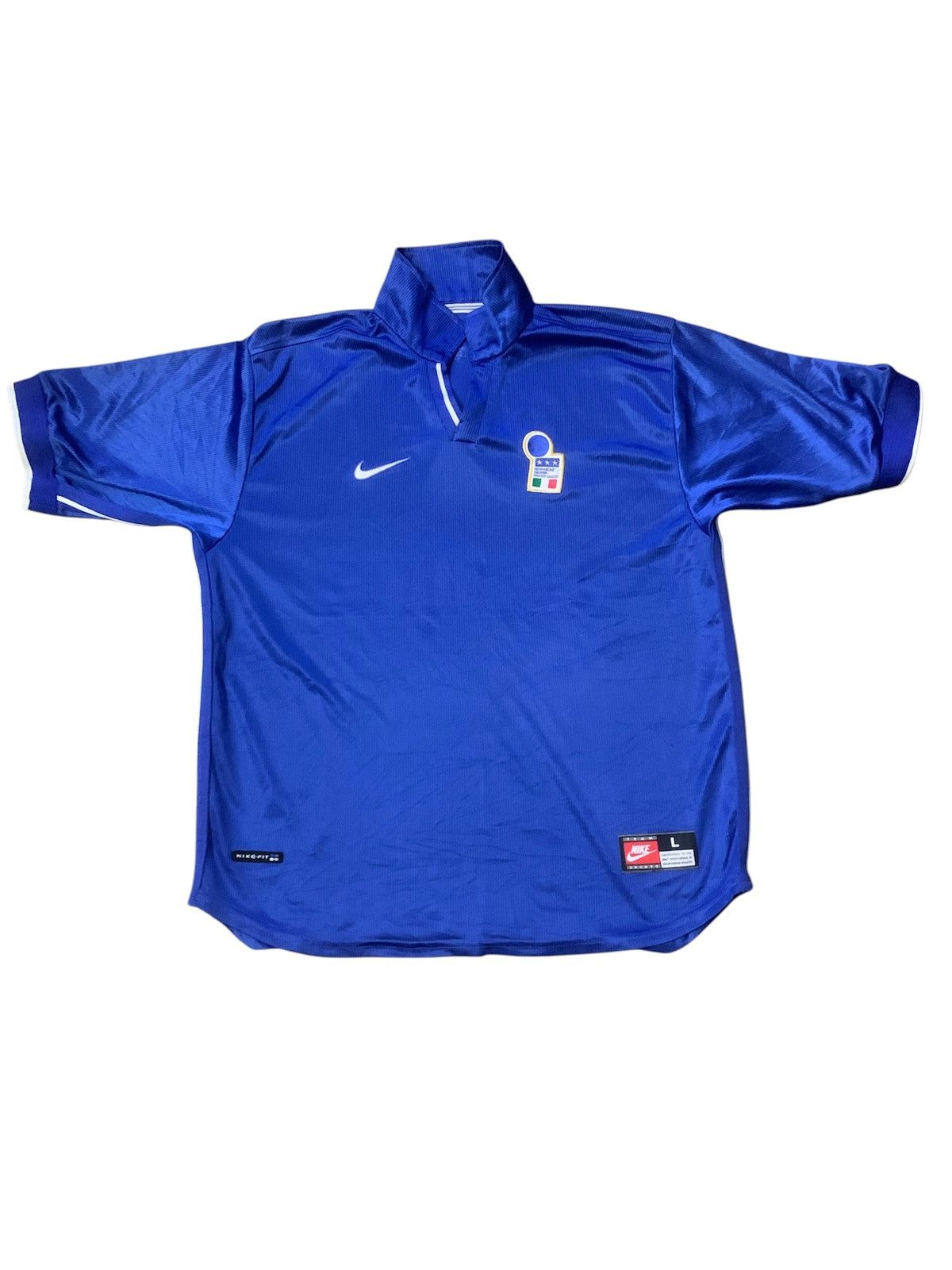 Nike × Vintage Vintage 1998 Italy Home Jersey Size US L / EU 52-54 / 3 - 1 Thumbnail