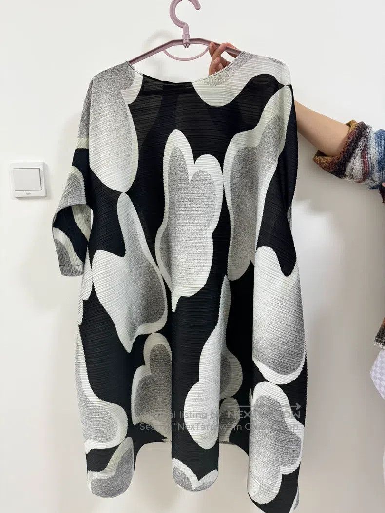 Issey Miyake Issey Miyake Cloud Long Sleeve Dress Size XXL / US 16-18 / IT 52-54 - 2 Thumbnail