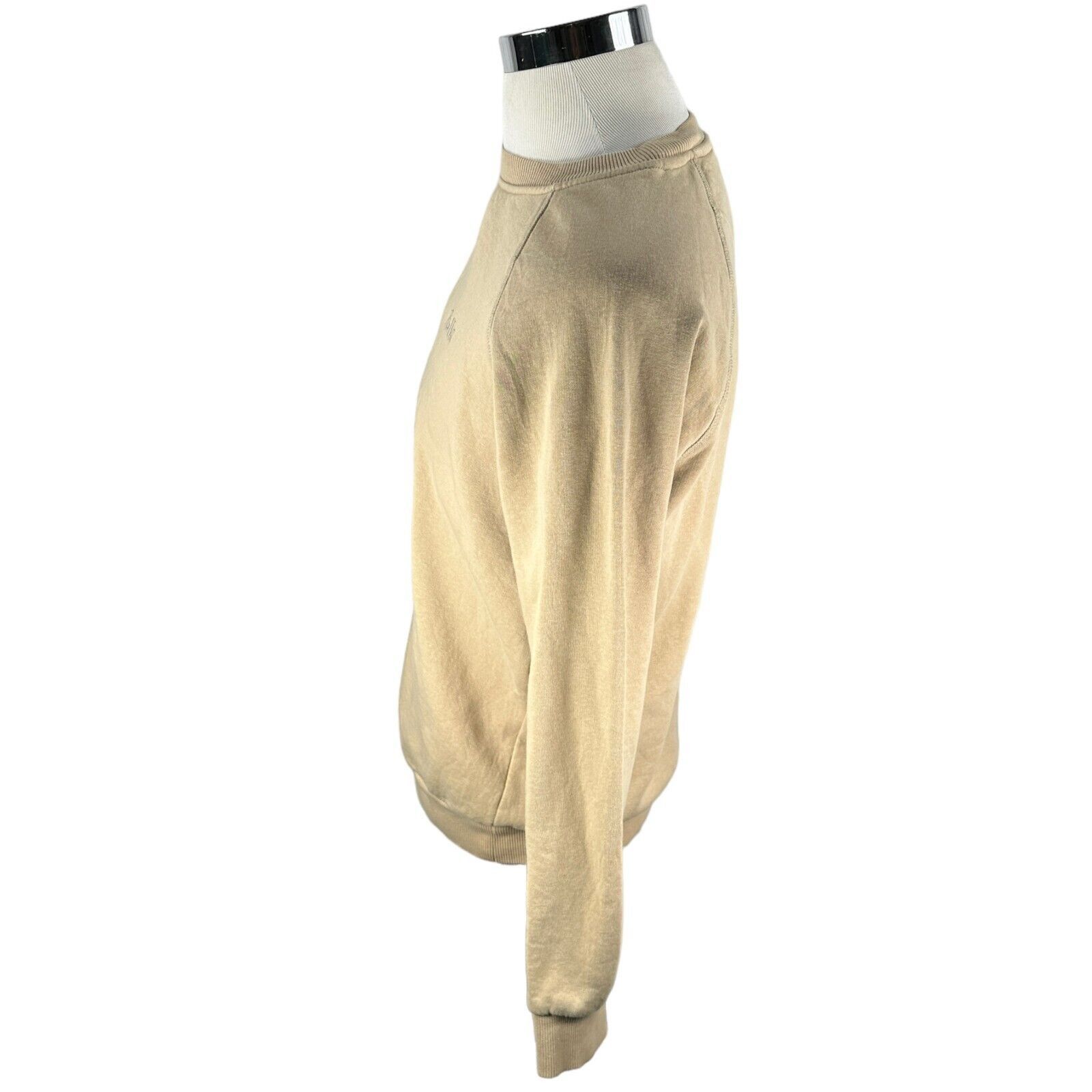 Folk Folk Sweatshirt 3 Medium Beige Tan Fleece Lined Pullover Size US M / EU 48-50 / 2 - 7 Thumbnail
