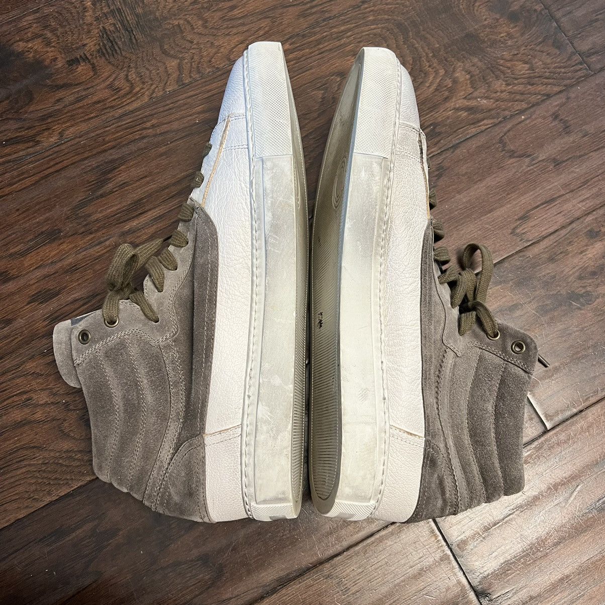 John Galliano Galliano Men’s Genuine Leather Sneakers Size US 13 / EU 46 - 5 Thumbnail