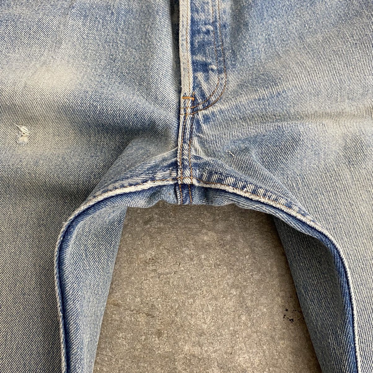 Levi's Size 31x30.5 VTG 90’s Levis 501xx Light Blue Jeans Size US 31 - 12 Thumbnail