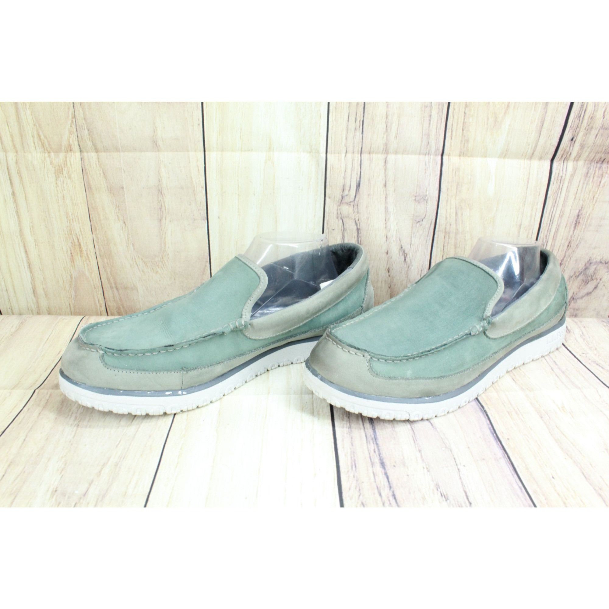 L.L. Bean × Leather LL Bean Shearling Moc Slippers Sedona Sage Men’s 12 M Size US 12 / EU 45 - 3 Thumbnail
