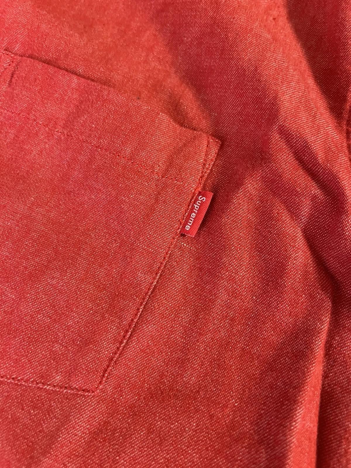 Supreme SS12 SUPREME DENIM SHIRT RED LARGE 2012 Size US L / EU 52-54 / 3 - 5 Thumbnail