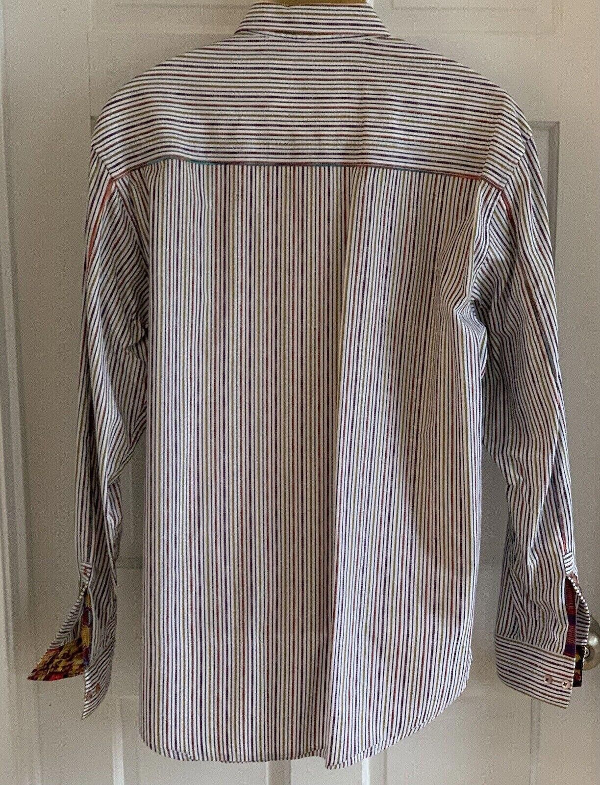 Robert Graham Robert Graham Sz L Shirt Long Sleeve Knowledge Wisdom Truth Size US XL / EU 56 / 4 - 5 Thumbnail