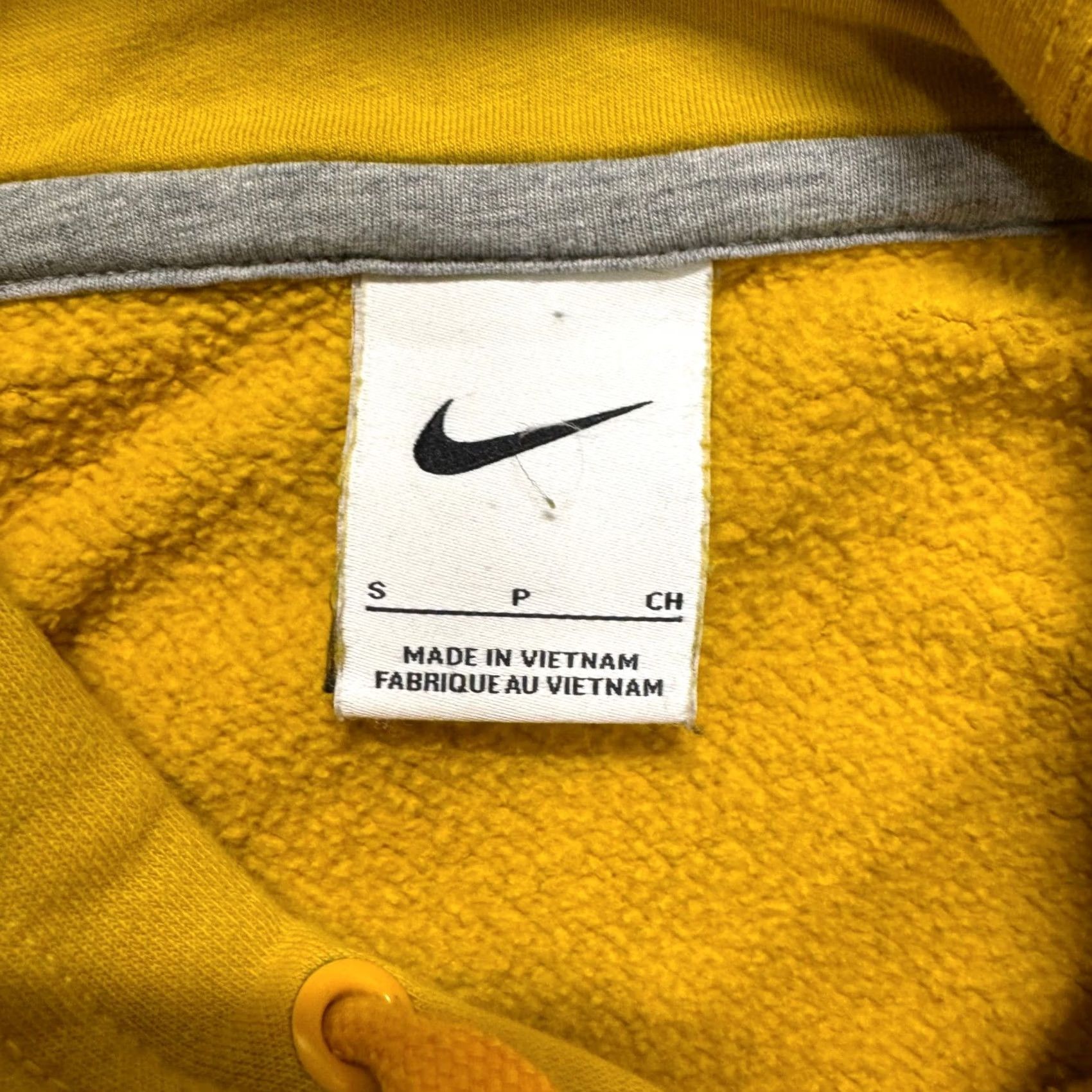 Nike VINTAGE Nike Iowa Pullover Hoodie Sweatshirt Men's S Yellow Swoosh 90s Center Swoosh Mens Size US S / EU 44-46 / 1 - 4 Thumbnail