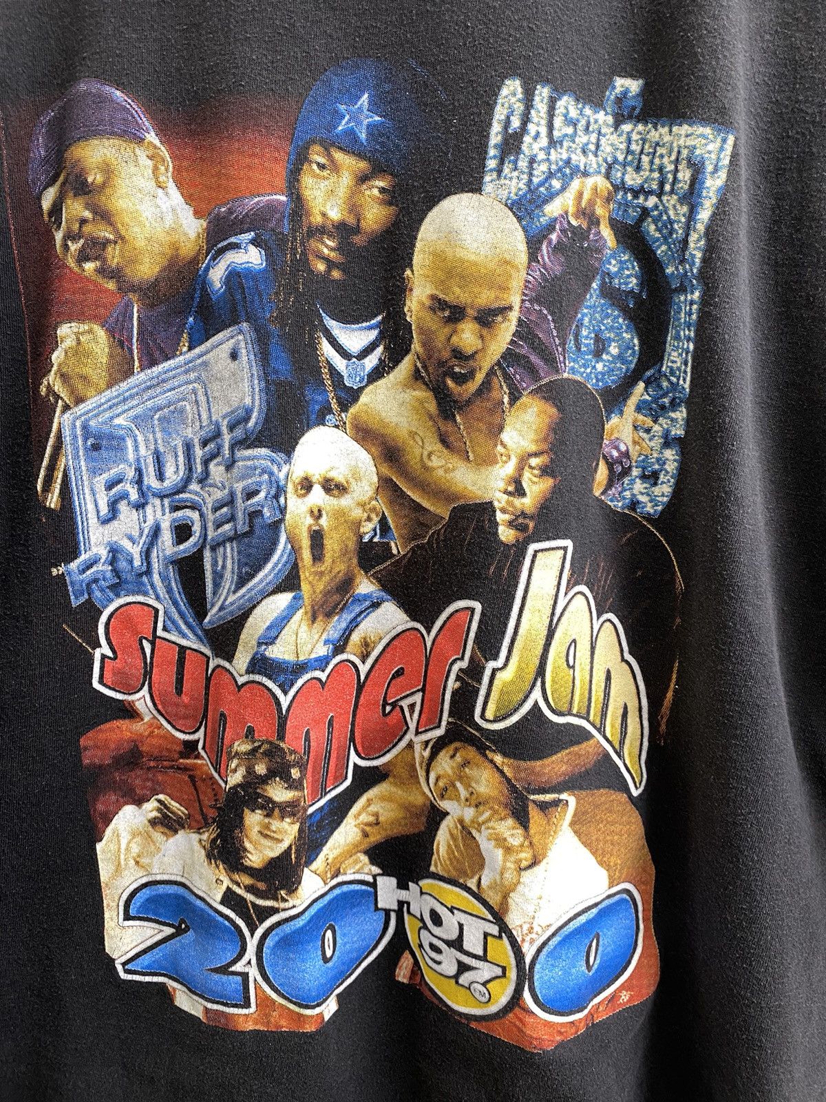 Vintage Vintage 2000 hot 97 summerjam rap tee shirt Size US XXL / EU 58 / 5 - 5 Thumbnail