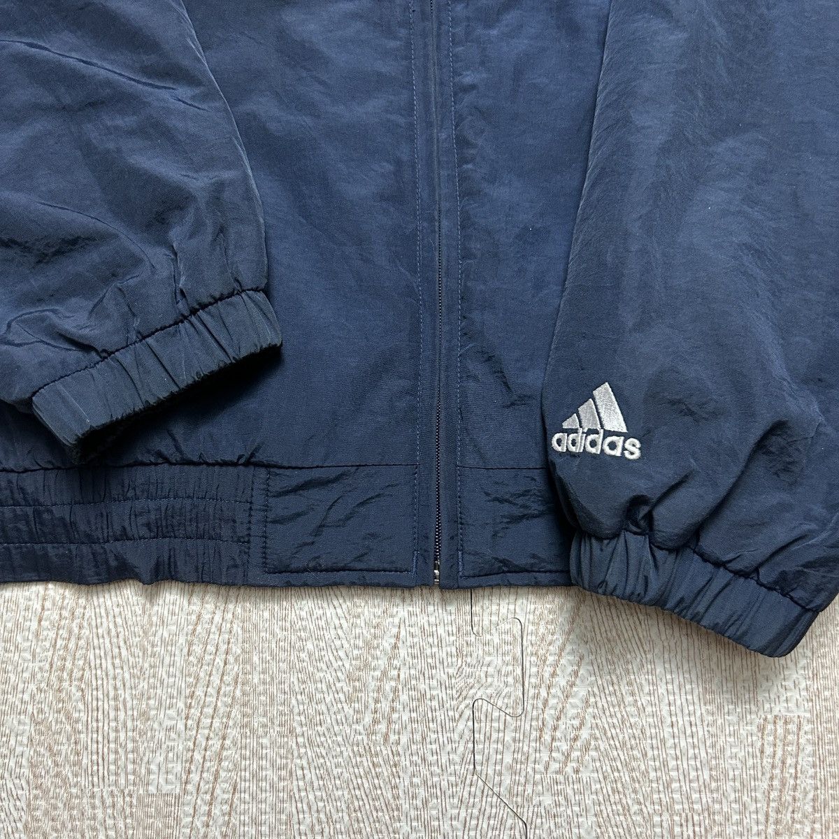Adidas × MLB × New York Yankees Vintage adidas Bomber Jacket Emroidered Yankeeslogo Blue Zip Size US XXL / EU 58 / 5 - 4 Thumbnail