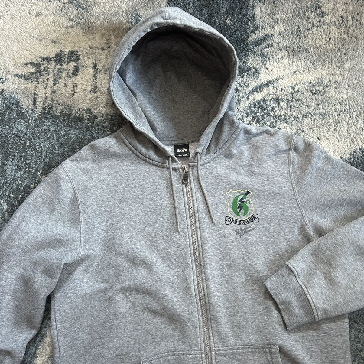 Nike 2011 NiKE 6.0 SiXO DiViSiON HEATHER GREY YKK ZiP UP HOODiE Size US XL / EU 56 / 4 - 14 Thumbnail