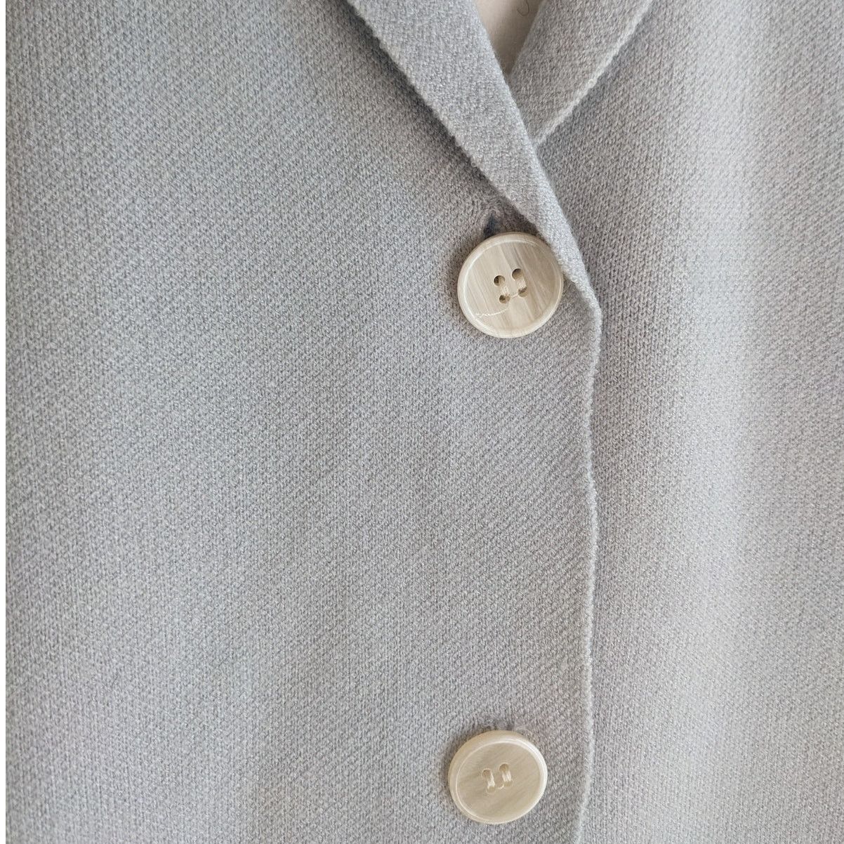 Other SIONI Knit Gray Collared Button Up Relaxed Sweater XL Size XL / US 12-14 / IT 48-50 - 4 Thumbnail