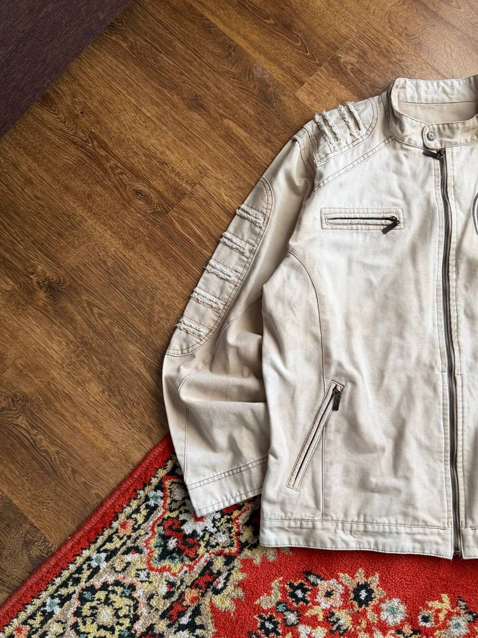 G-Star Vintage 2000s Hedi Slimane Dior Style Archive Cropped Jacket Size US L / EU 52-54 / 3 - 5 Thumbnail