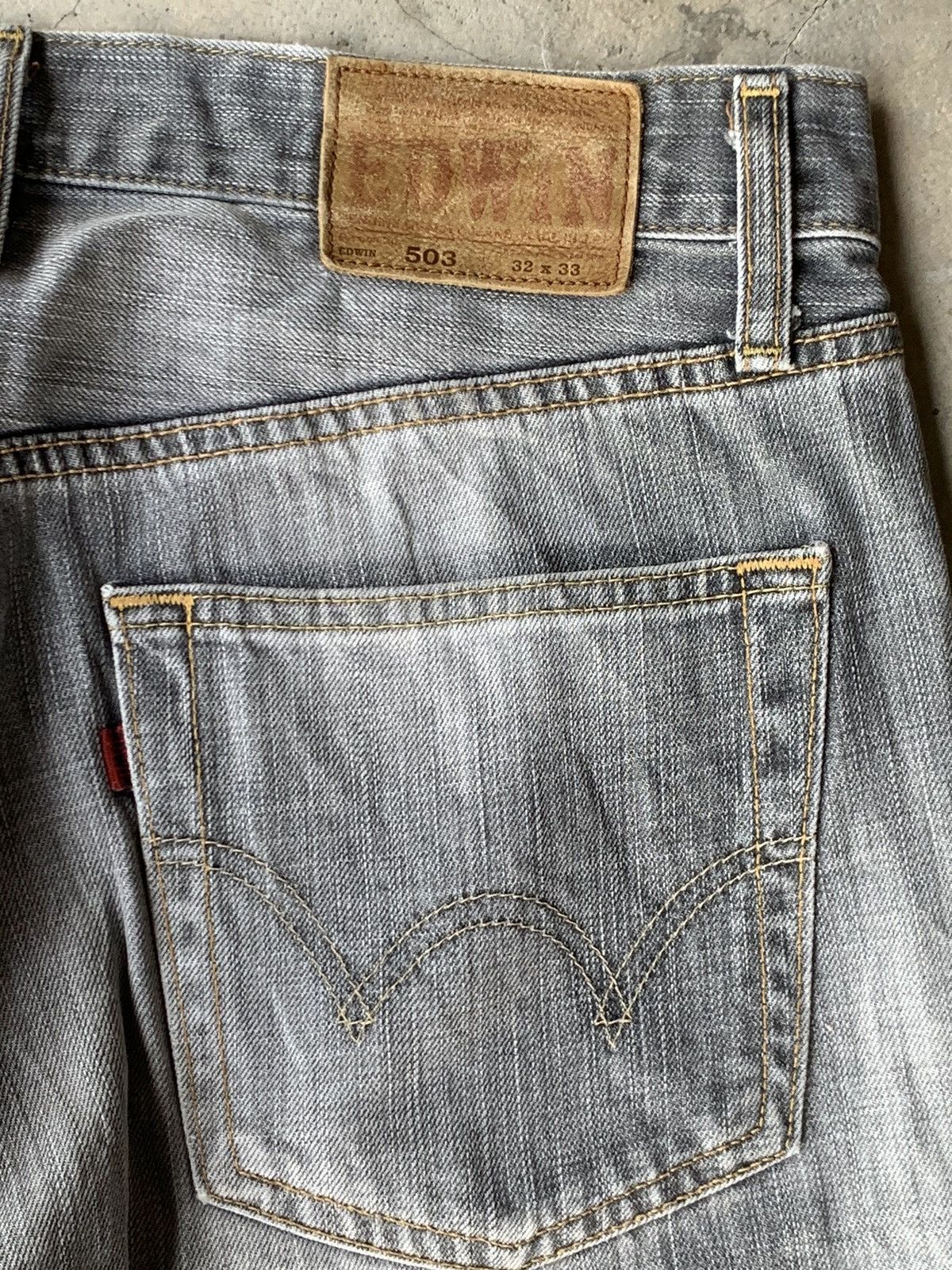Edwin VINTAGE EDWIN 503 FADE GREY. Size US 32 / EU 48 - 7 Thumbnail