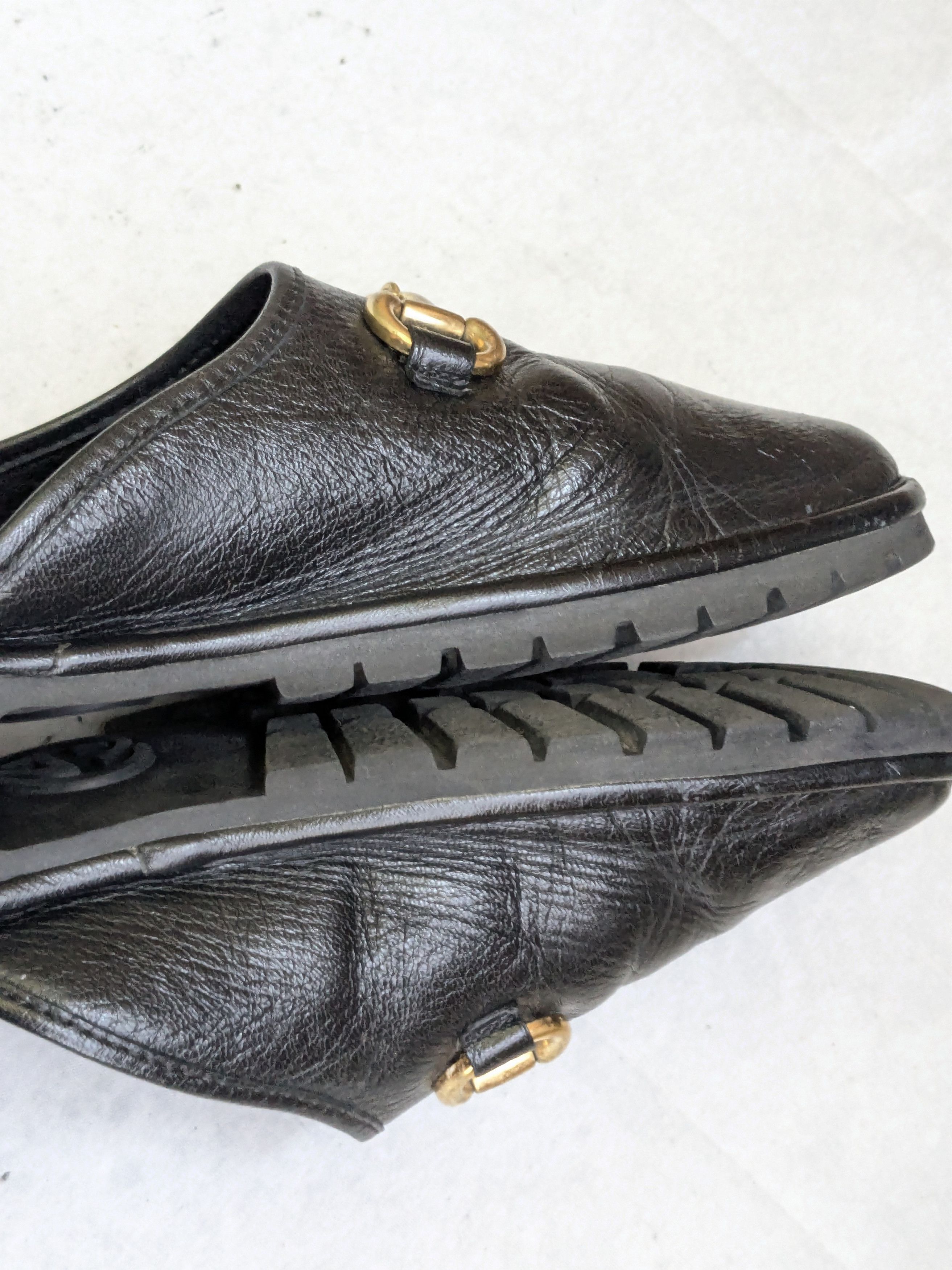 Gucci Gucci Horsebit Loafers Black 12 Leather Slip Ons Size US 12 / EU 45 - 12 Thumbnail