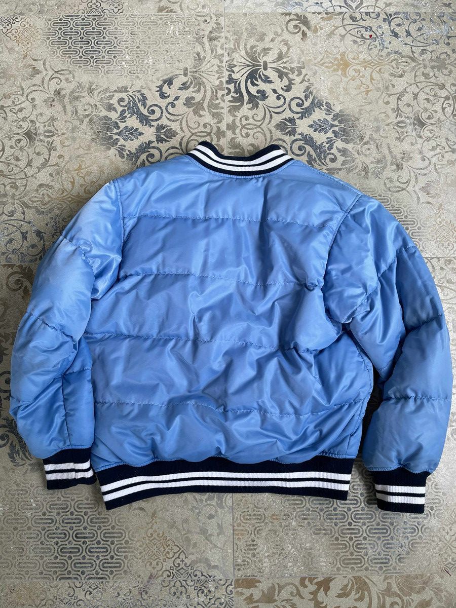 Supreme Jacket Supreme Script Varsity Puffy Blue Rare S 2016 Size US M / EU 48-50 / 2 - 10 Thumbnail