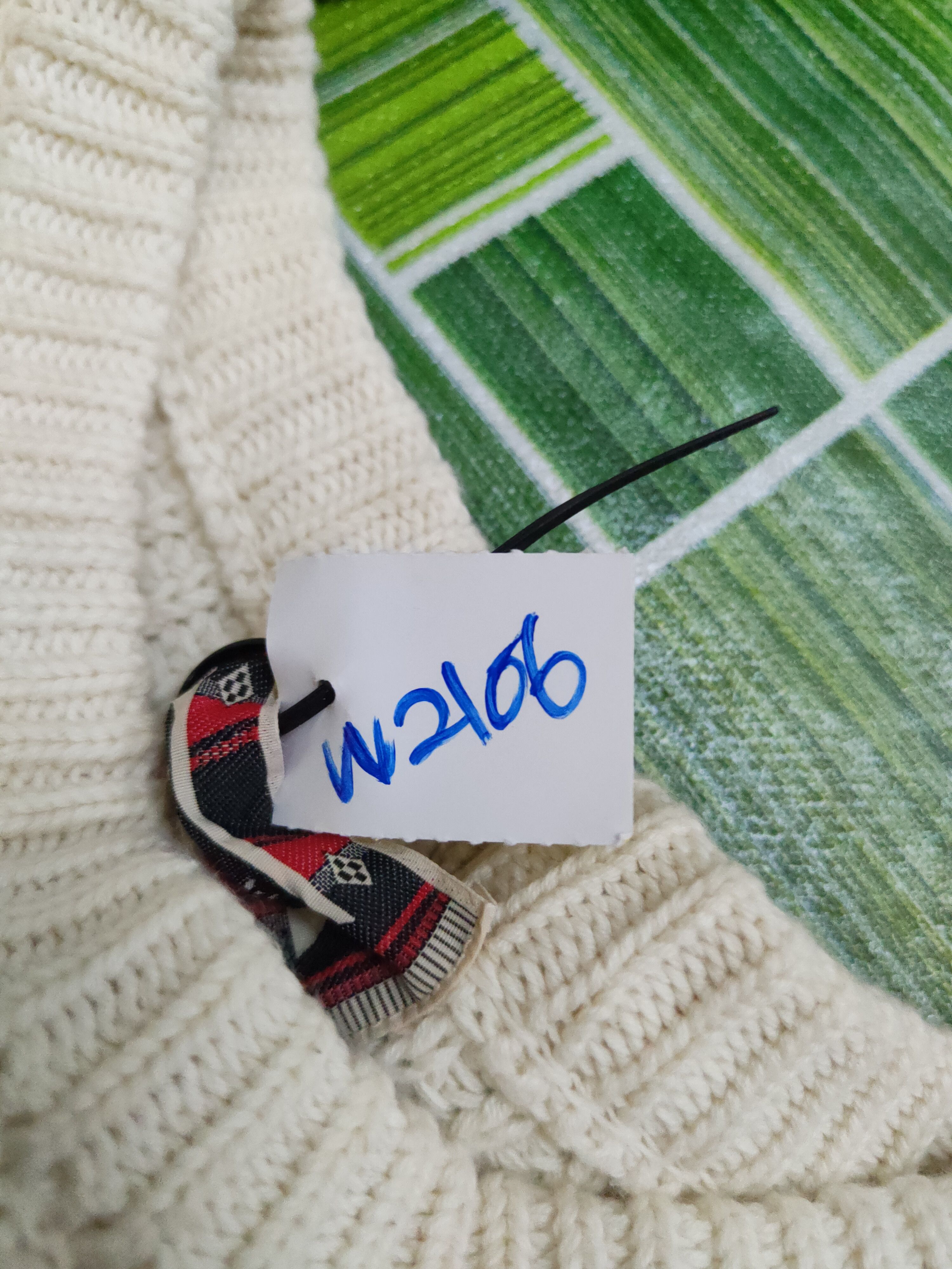 Homespun Knitwear Saburoku Ivory Knitwear Sweatshirts #W2106 Size US M / EU 48-50 / 2 - 11 Thumbnail