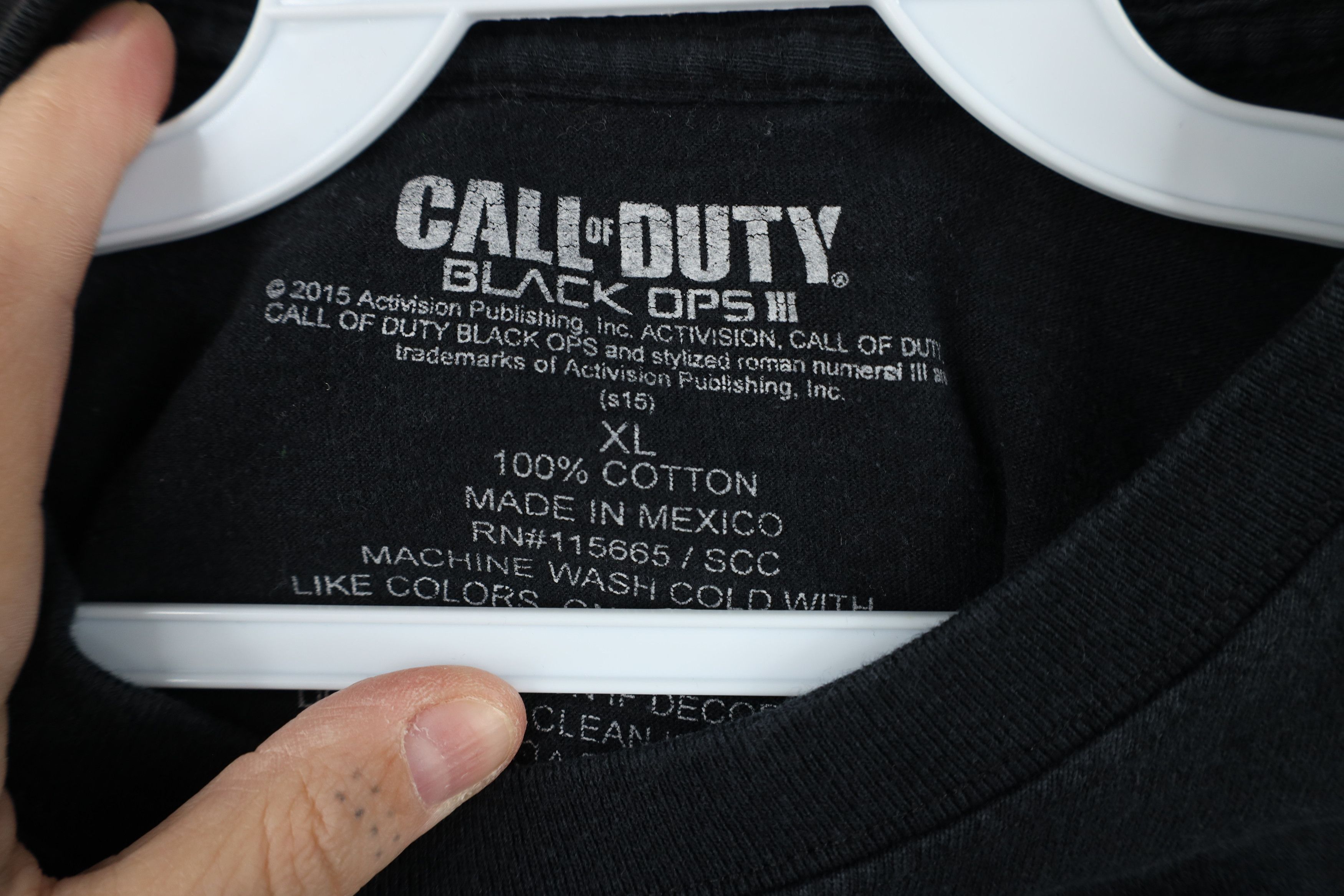 Vintage Vintage Y2K Ops II Call of Duty Video Game T-Shirt Black Size US XL / EU 56 / 4 - 10 Thumbnail