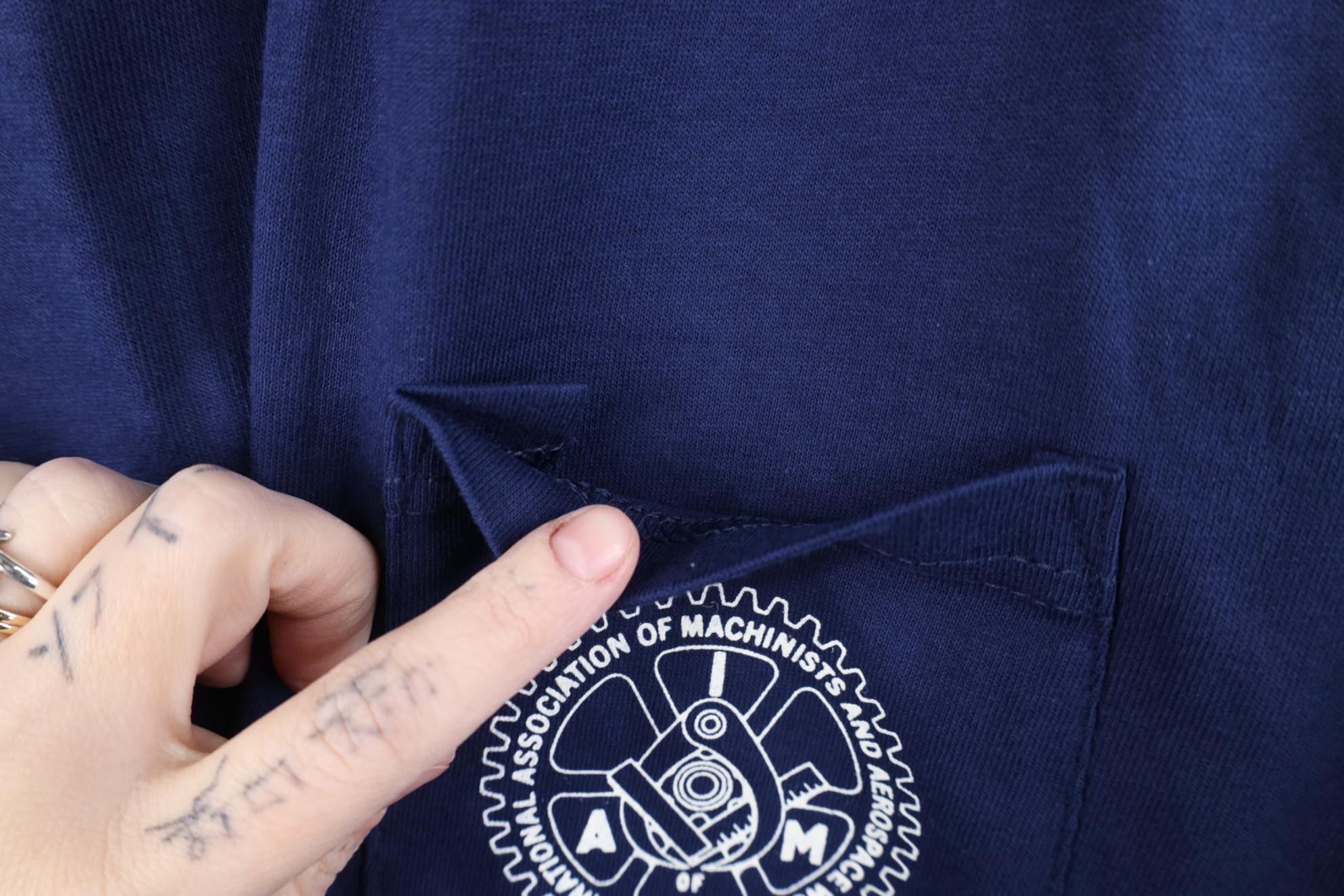 Vintage Deadstock Vintage 90s IAM Machinist Aerospace Union T-Shirt Size US XL / EU 56 / 4 - 5 Thumbnail