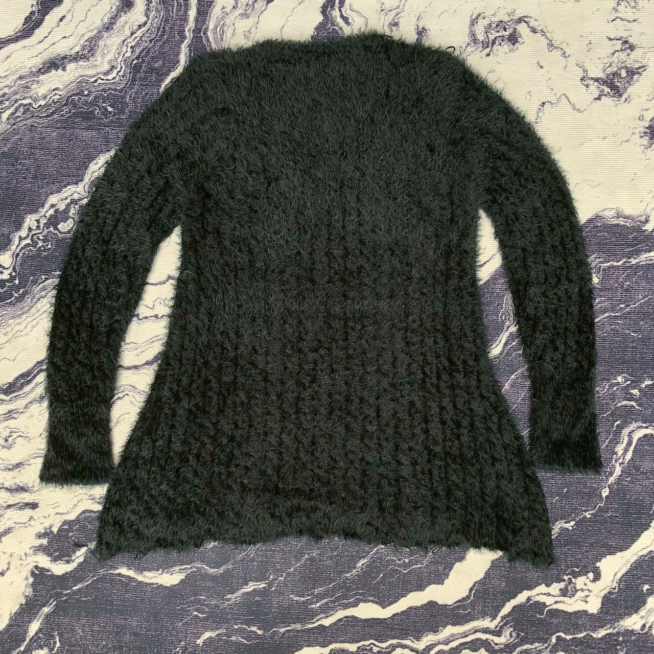 Y's Y’s for Living by Yohji Yamamoto Fuzzy Knit Sweater Size S / US 4 / IT 40 - 4 Thumbnail