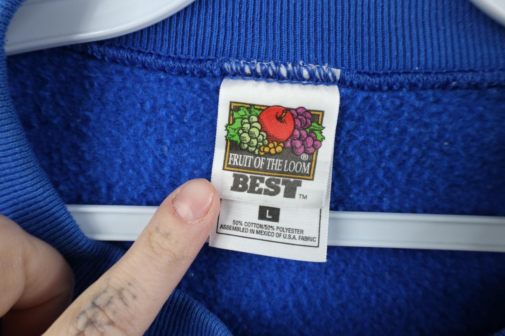 Vintage Vintage 90s Christmas Sheep Warm and Cuddly Sweatshirt Size L / US 10 / IT 46 - 7 Thumbnail