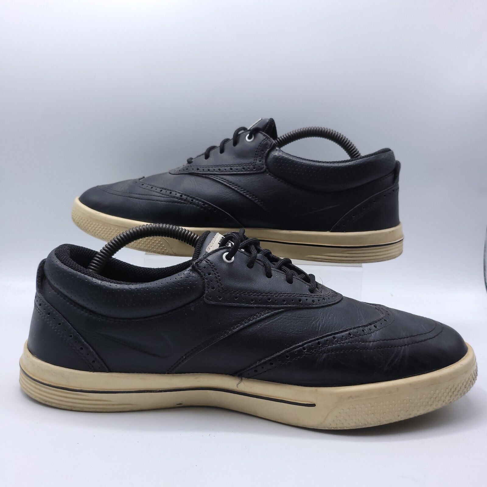 Nike Nike Lunarlon Shoe Mens Size 9.5 W 577372-001 Black White Size US 9.5 / EU 42-43 - 6 Thumbnail
