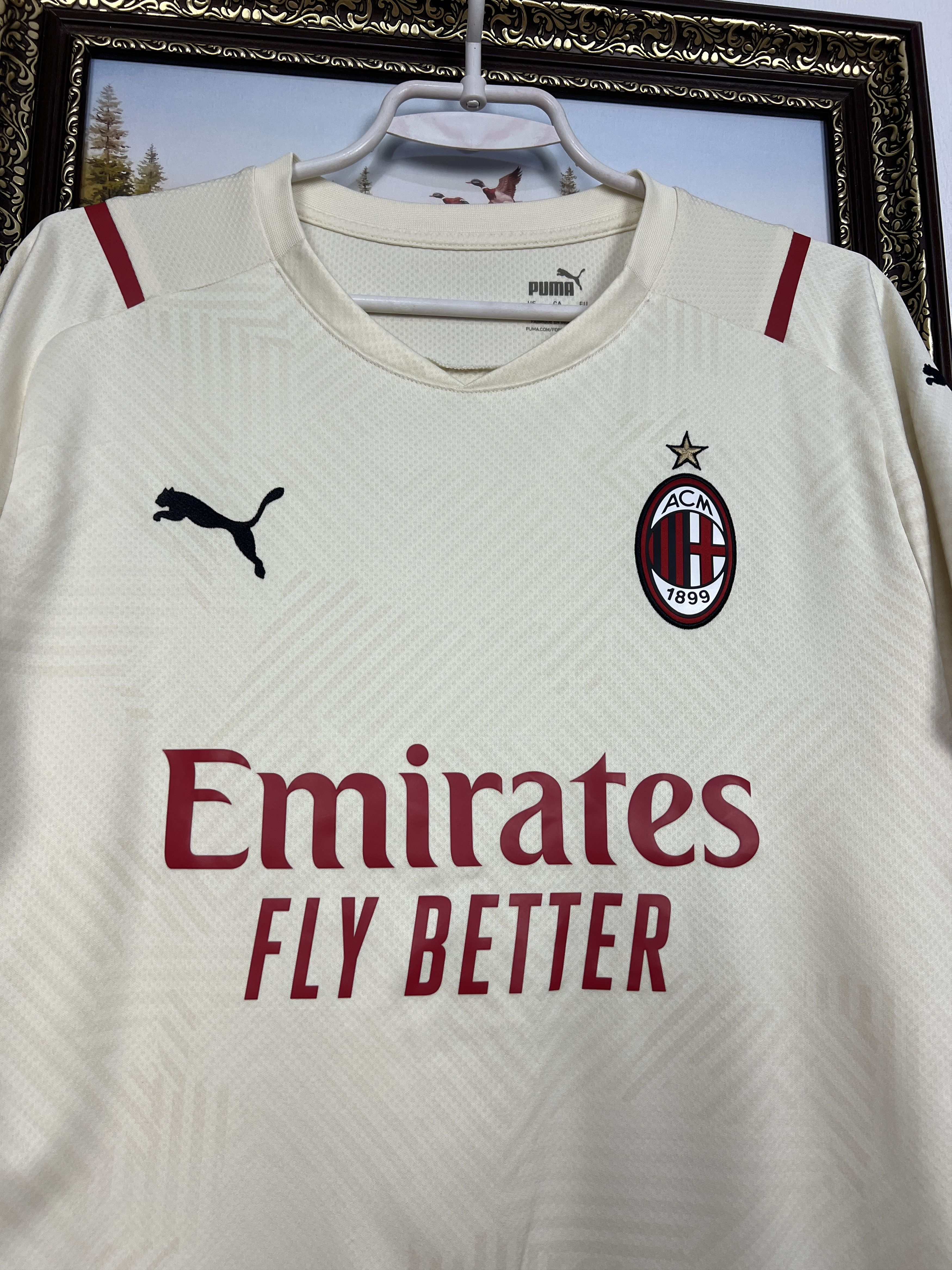 Puma AC Milan Away football shirt Soccer Jersey Maglia Trikot Size US M / EU 48-50 / 2 - 3 Thumbnail