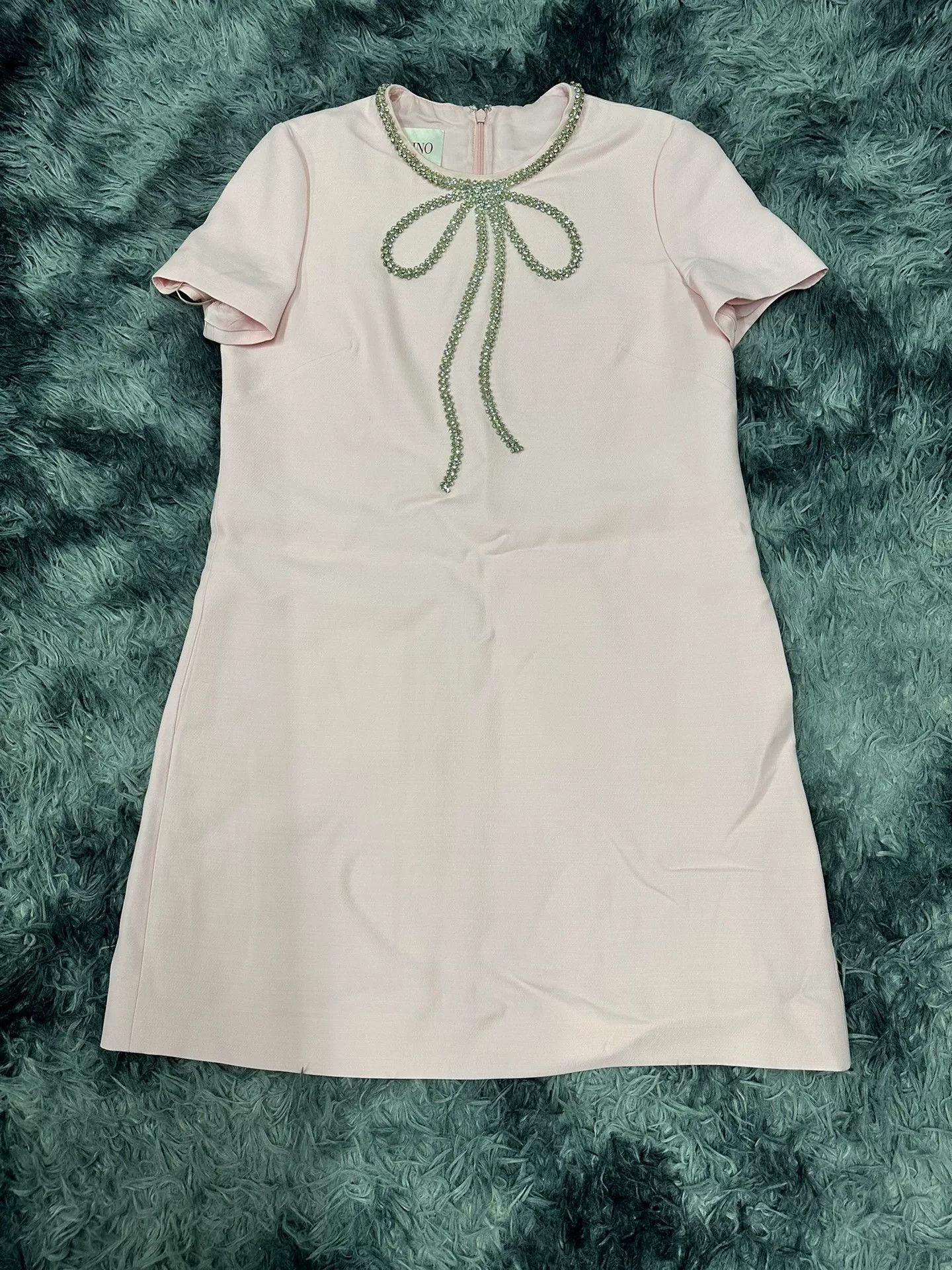Valentino Valentino Pink Short Sleeve Dress Size US M / EU 48-50 / 2 - 1 Thumbnail