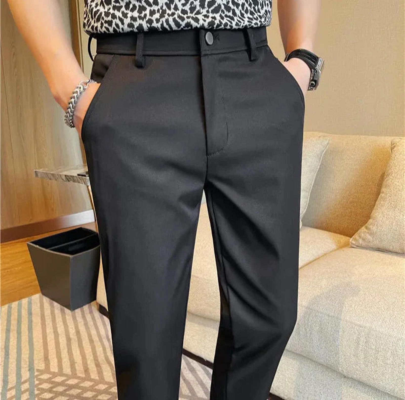 Vintage Ankle Length Slim Fit Trousers Size US 32 / EU 48 - 5 Thumbnail