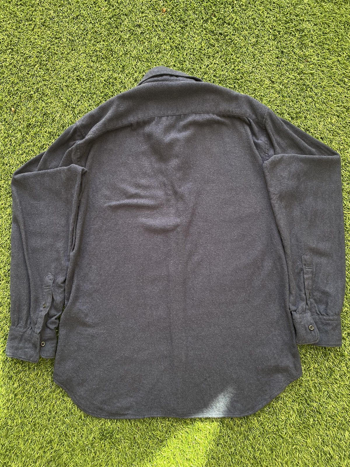 ABAHOUSE ABAHOUSE Blue Wool Shirts Size US M / EU 48-50 / 2 - 3 Thumbnail