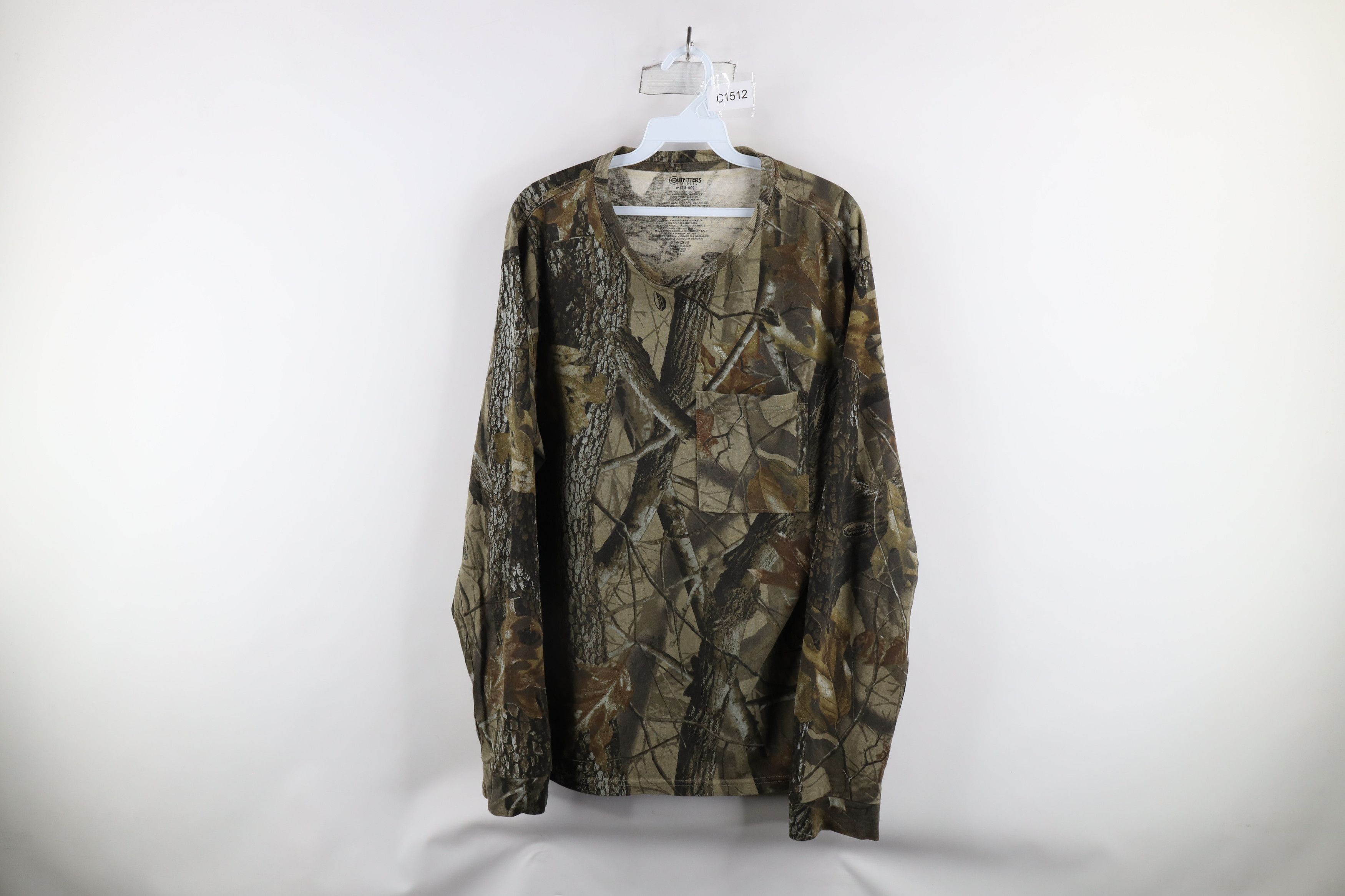 Vintage Vintage Streetwear Camouflage Long Sleeve Pocket T-Shirt Size US M / EU 48-50 / 2 - 1 Thumbnail