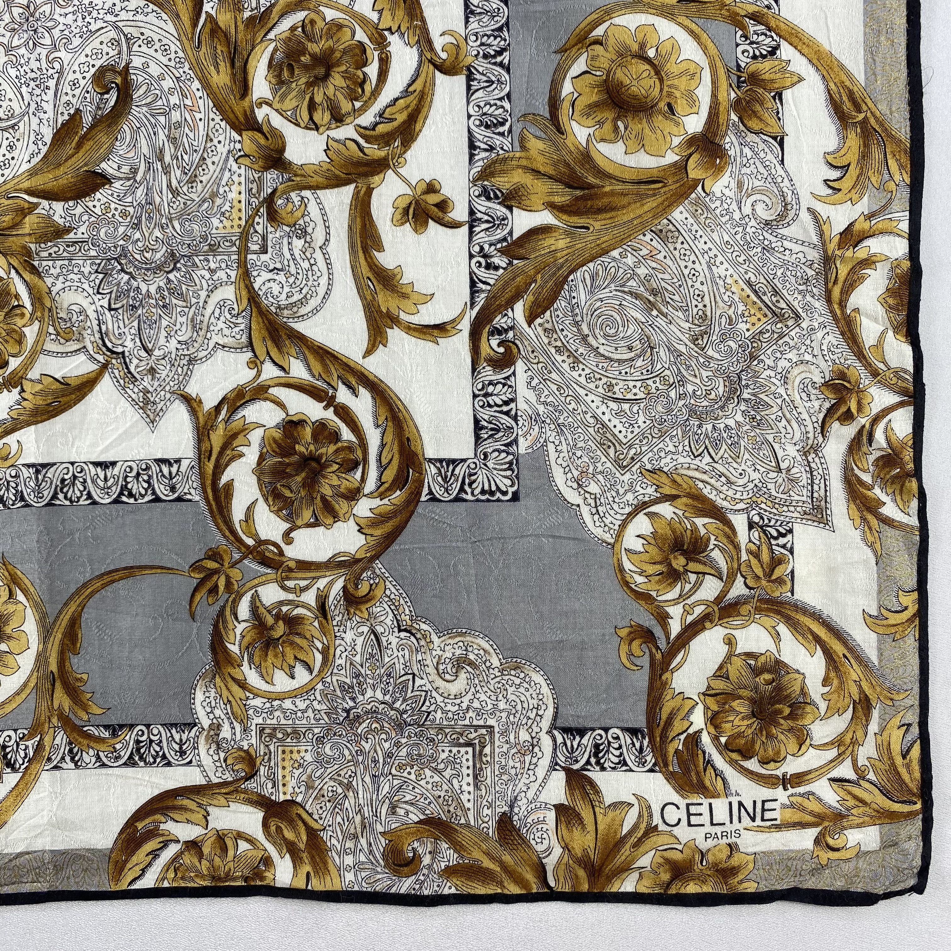 Celine × Vintage Celine Bandana/ Handkerchief / Neckerchief Size ONE SIZE - 3 Thumbnail