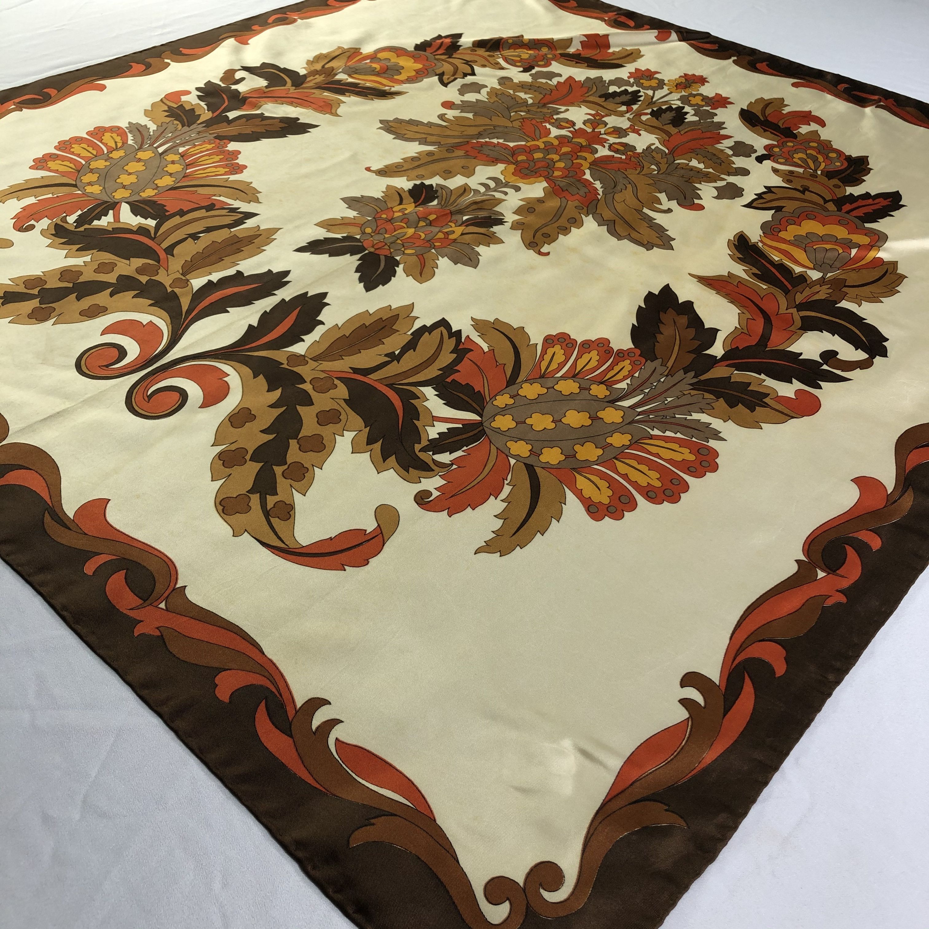Vintage Vintage Silk Scarf Size ONE SIZE - 4 Thumbnail