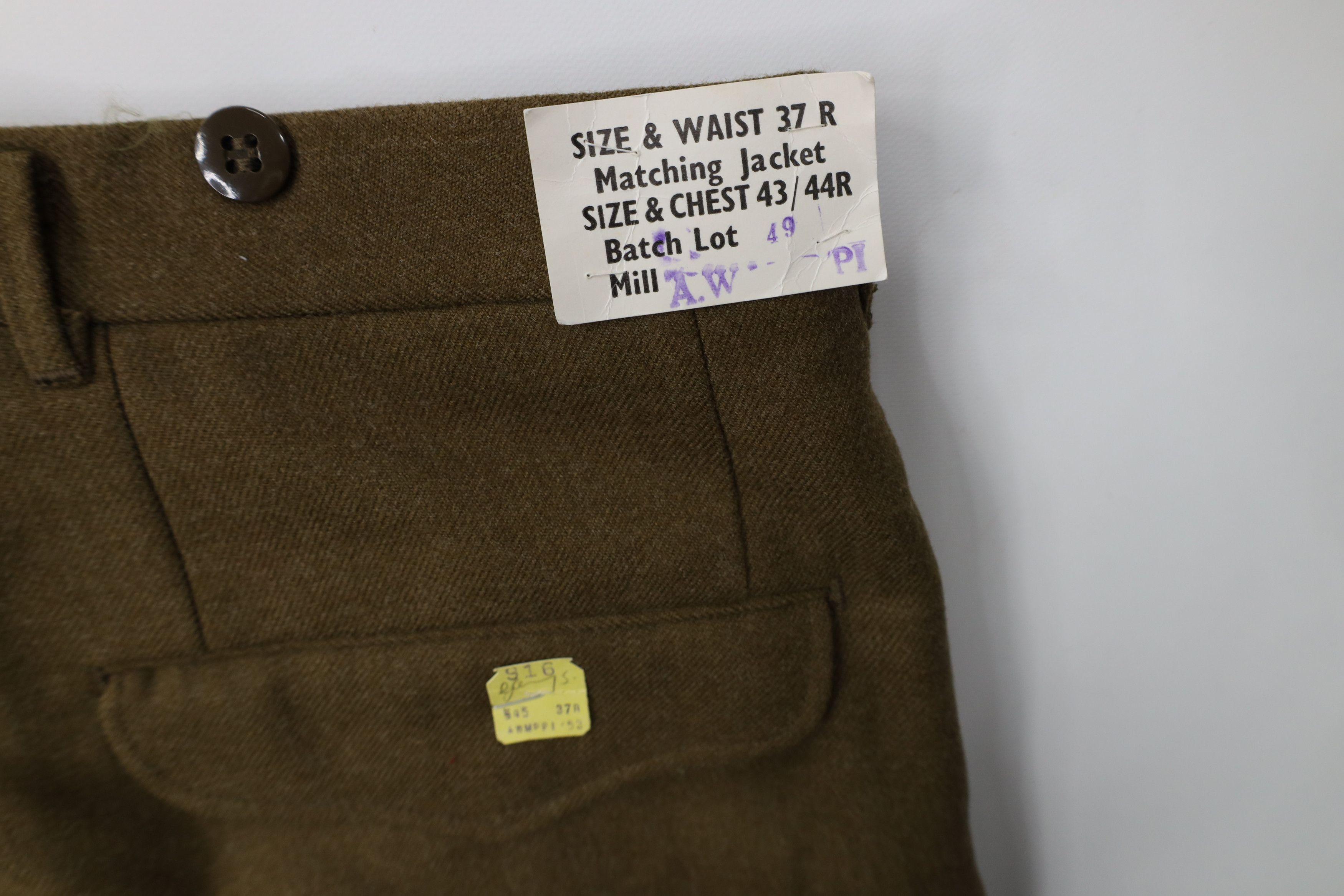 Vintage Deadstock Vintage 60s Vietnam War Australia Military Pants Size US 37 - 12 Thumbnail
