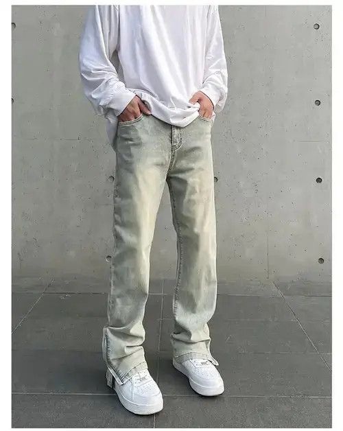 Japanese Brand Y2K Men Distressed Skinny Jeans Size US 32 / EU 48 - 6 Thumbnail