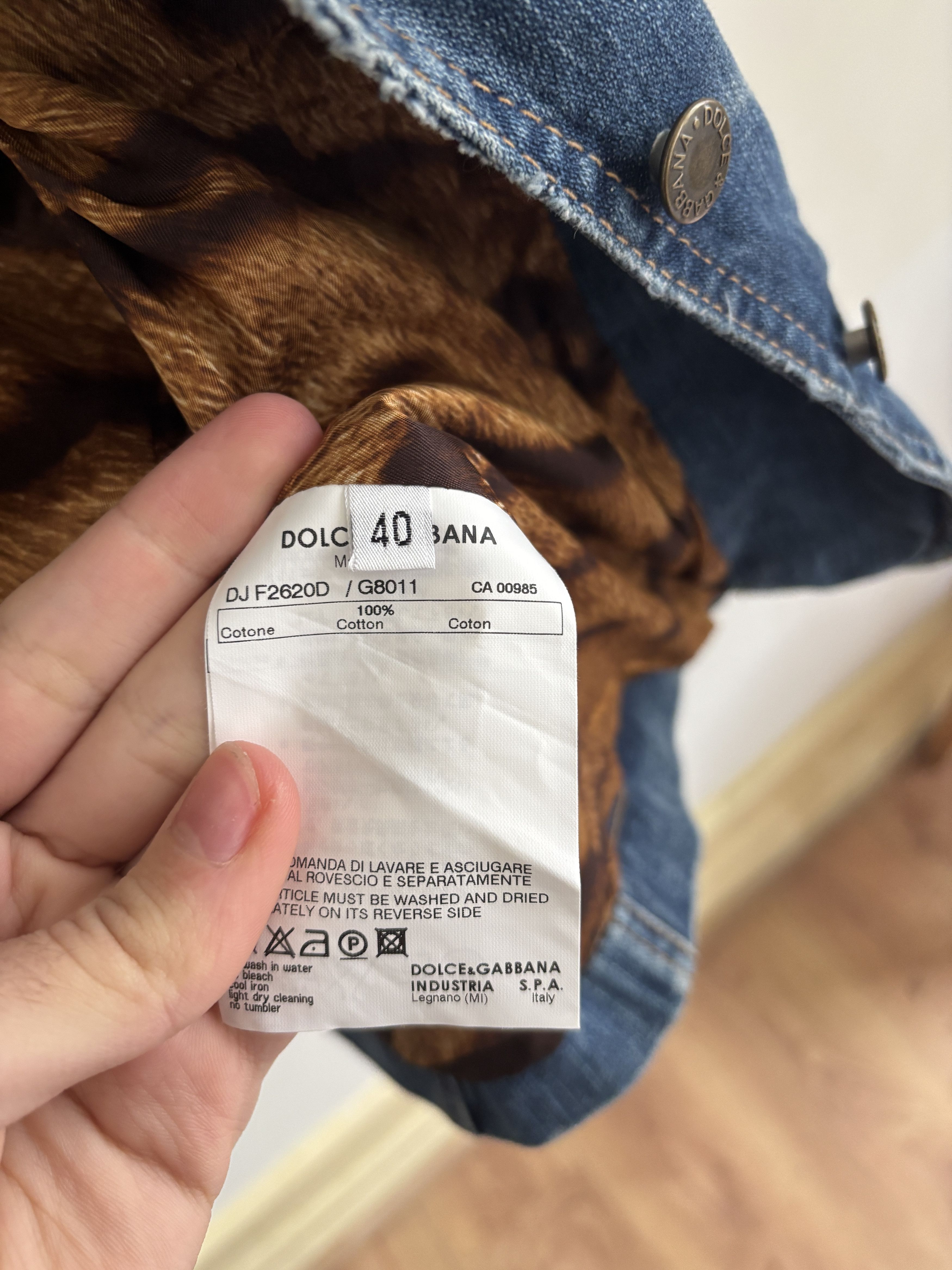 Dolce & Gabbana Dolce & Gabbana Jeans Jacket Size S / US 4 / IT 40 - 2 Thumbnail