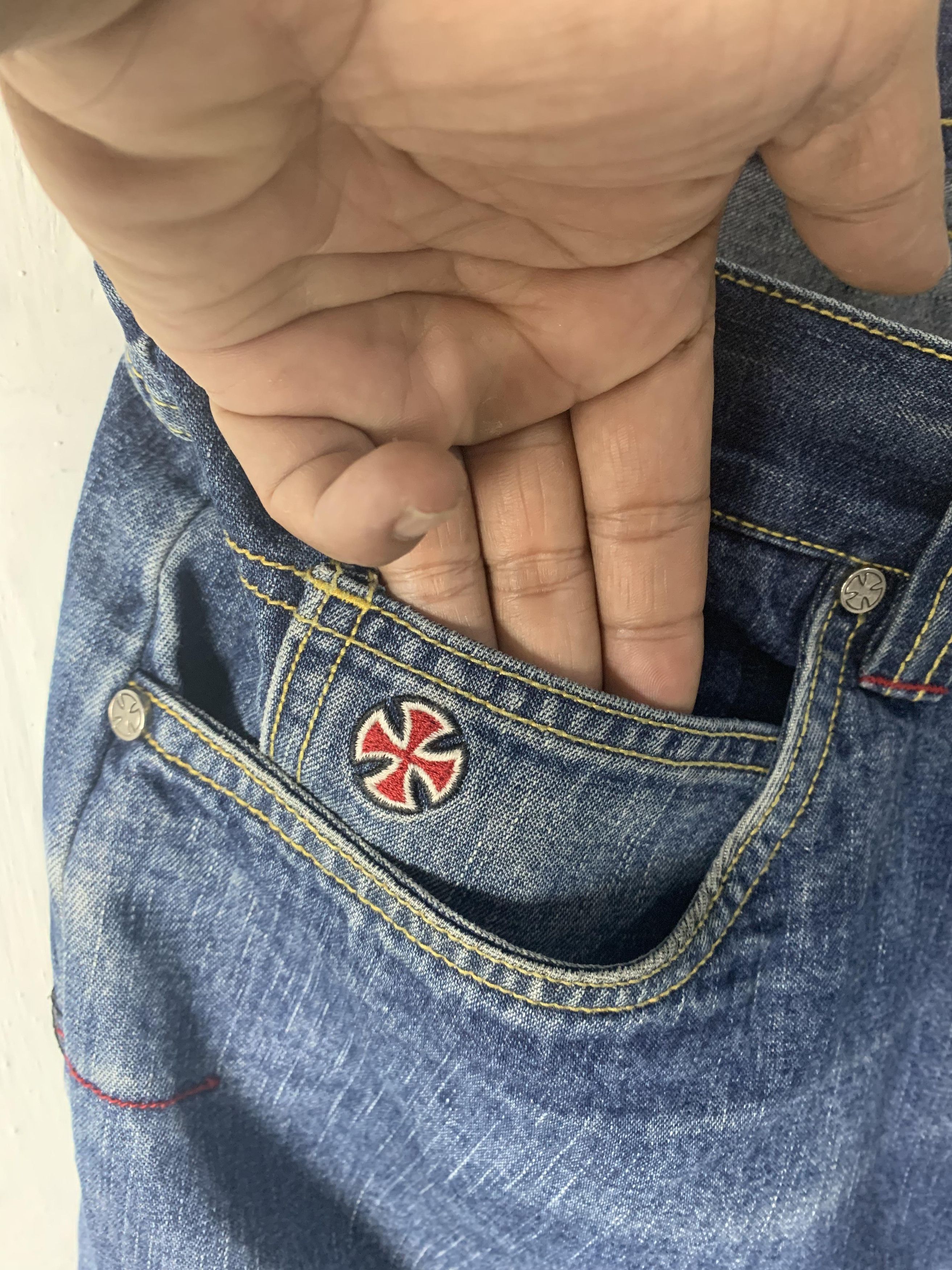 Independent Truck Co. Vintage Y2K Baggy Independent Truck Co Skateboard Jeans Size US 36 / EU 52 - 5 Thumbnail