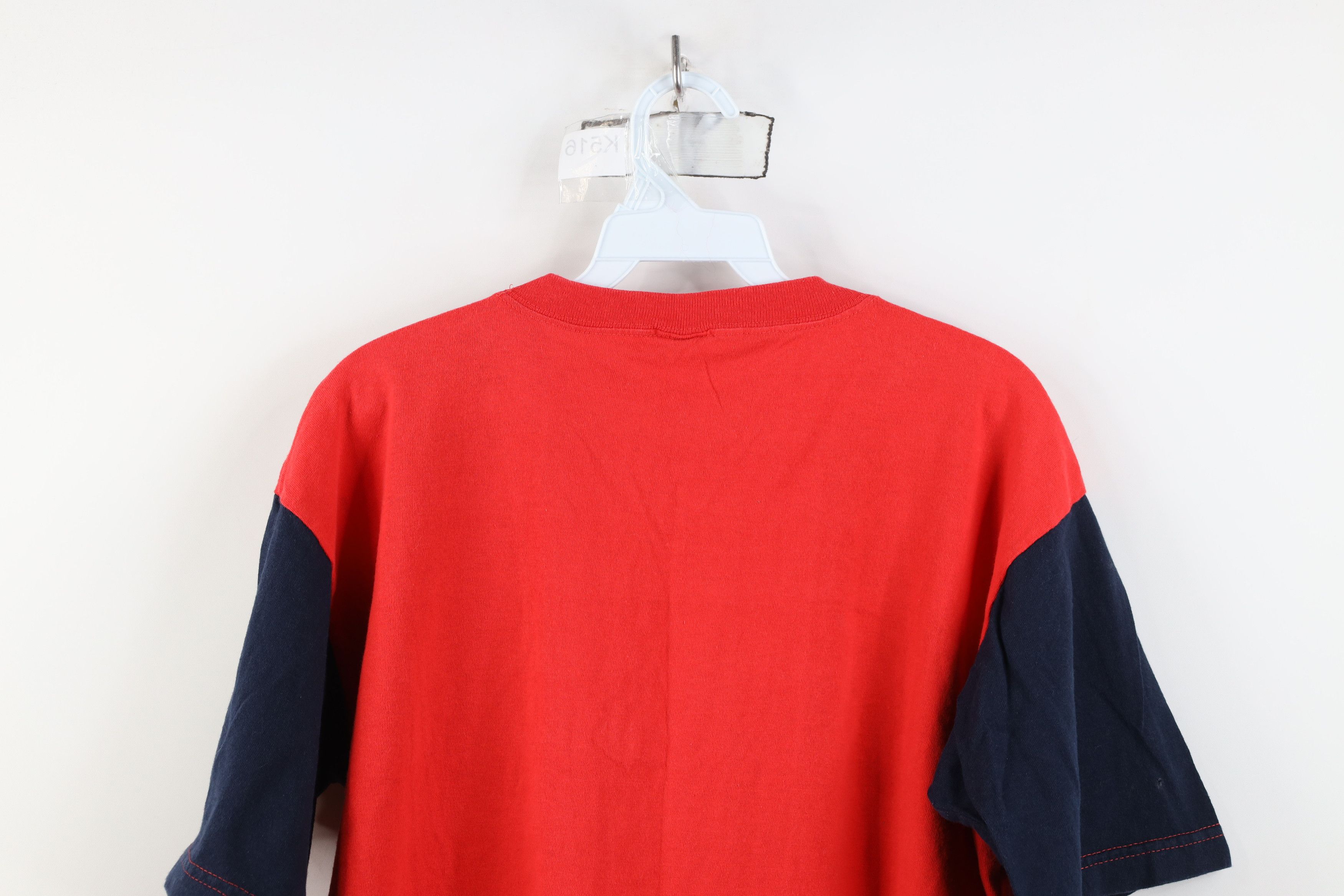 Vintage Vintage 90s Cleveland Indians Baseball Striped T-Shirt USA Size US M / EU 48-50 / 2 - 14 Thumbnail