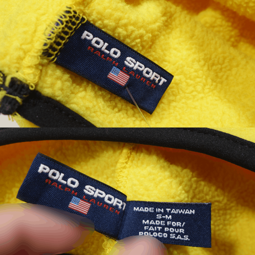 Polo Ralph Lauren 90S Polo Sport Logo Fleece Hat Size ONE SIZE - 3 Thumbnail