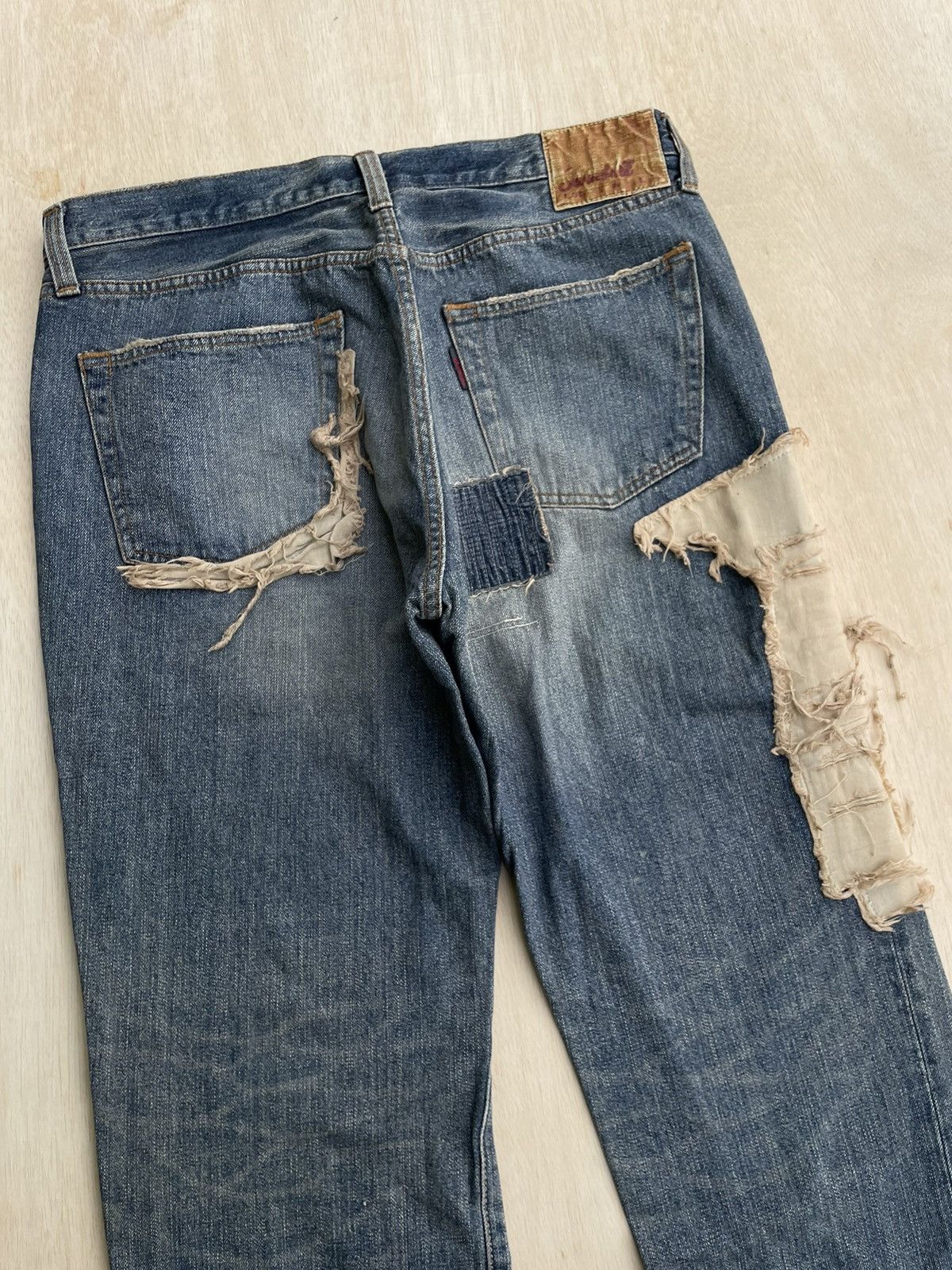 Beauty Beast × Japanese Brand × Vintage Vintage John bull Distressed Denim Jeans Size US 34 / EU 50 - 5 Thumbnail