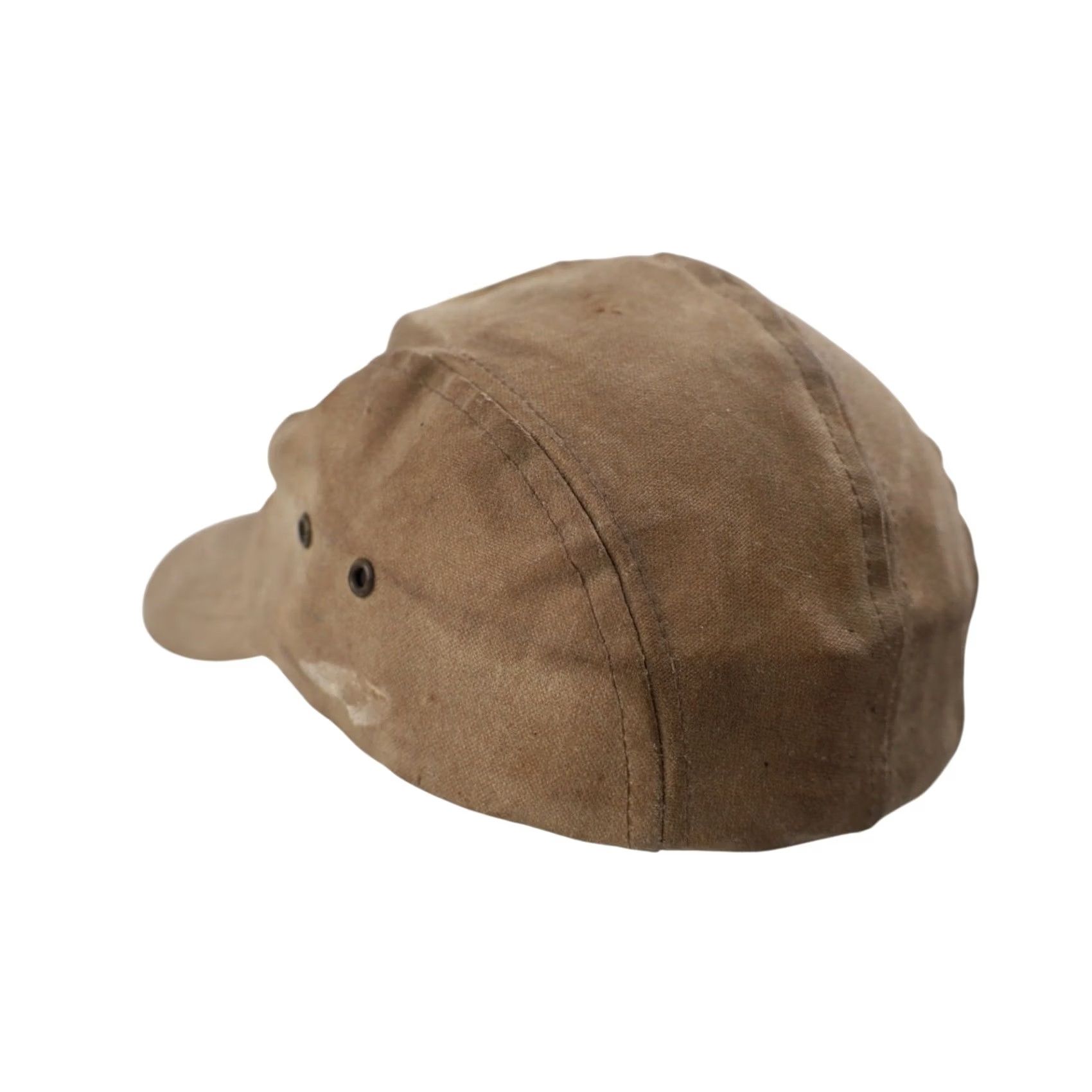 Filson VINTAGE Filson 5 Panel Cap Tan M Mens Long Bill Waxed Cotton Cap Size ONE SIZE - 6 Thumbnail