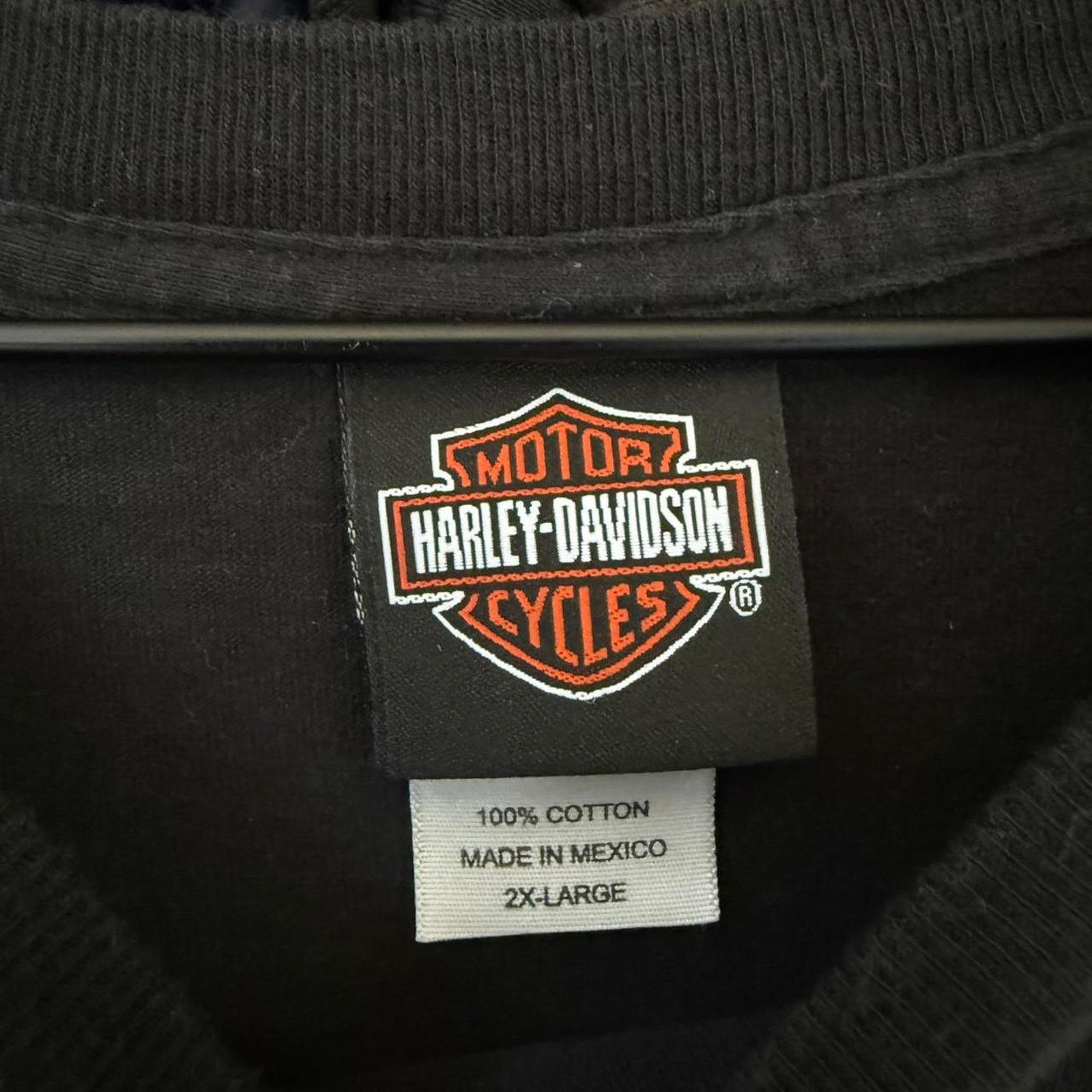 Harley Davidson Vintage 2007 Harley Davidson Eagles Nest Biker T-Shirt Size US XXL / EU 58 / 5 - 5 Thumbnail