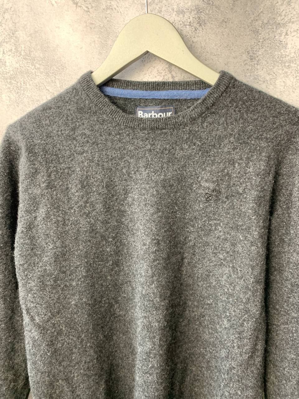 Barbour × Vintage Barbour 100% Wool Crew neck Sweater Jumper Pullover Size US M / EU 48-50 / 2 - 4 Thumbnail