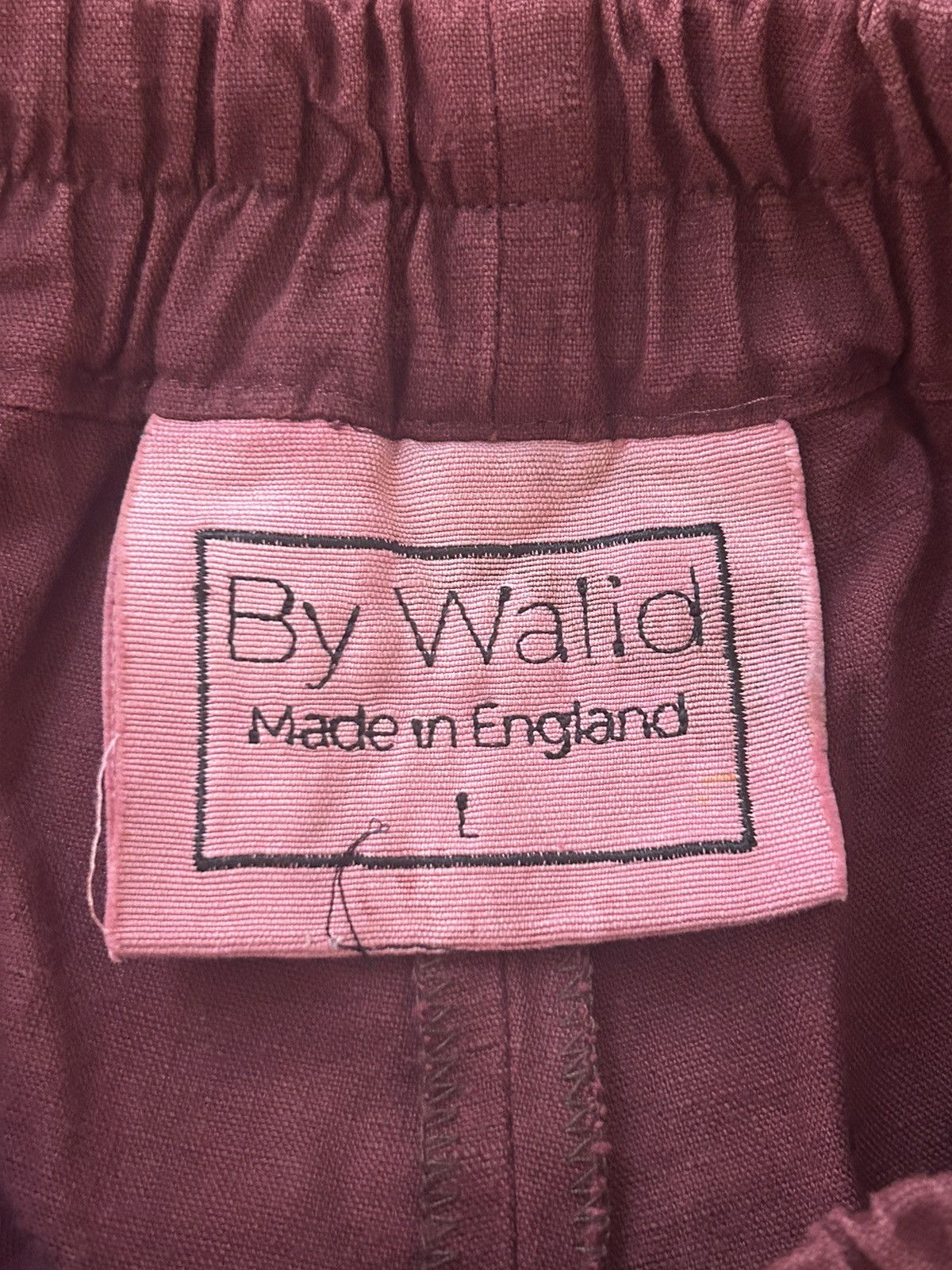 By Walid 1/1 Patchwork Crochet Cropped Pants Size US 30 / EU 46 - 4 Thumbnail