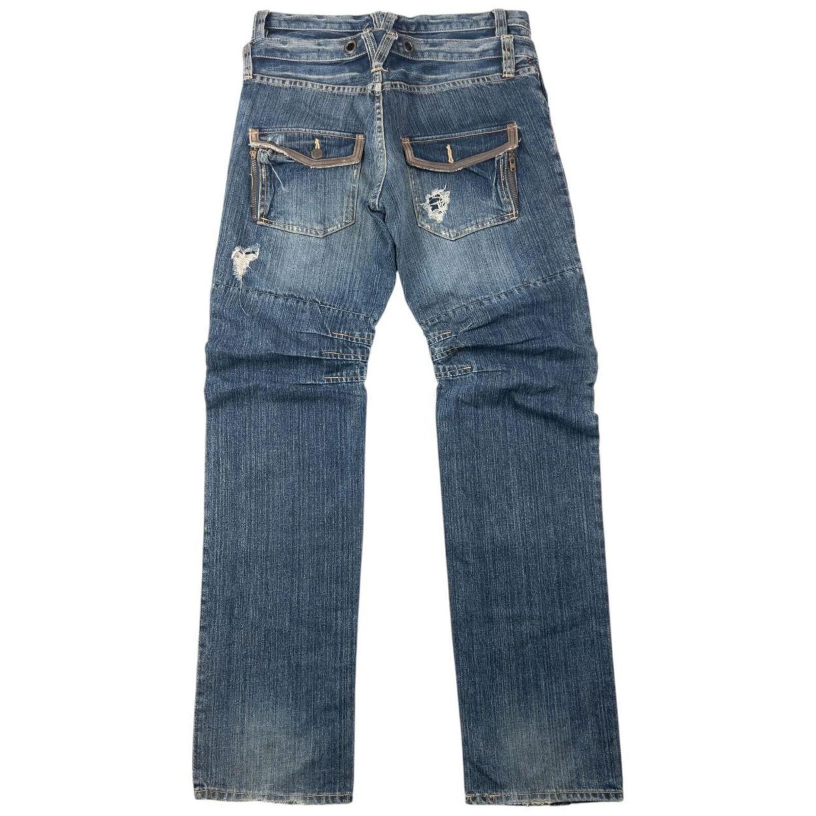 Other Vintage 2000s PPFM Layered Denim Jeans Size W32 Size US 34 / EU 50 - 6 Thumbnail