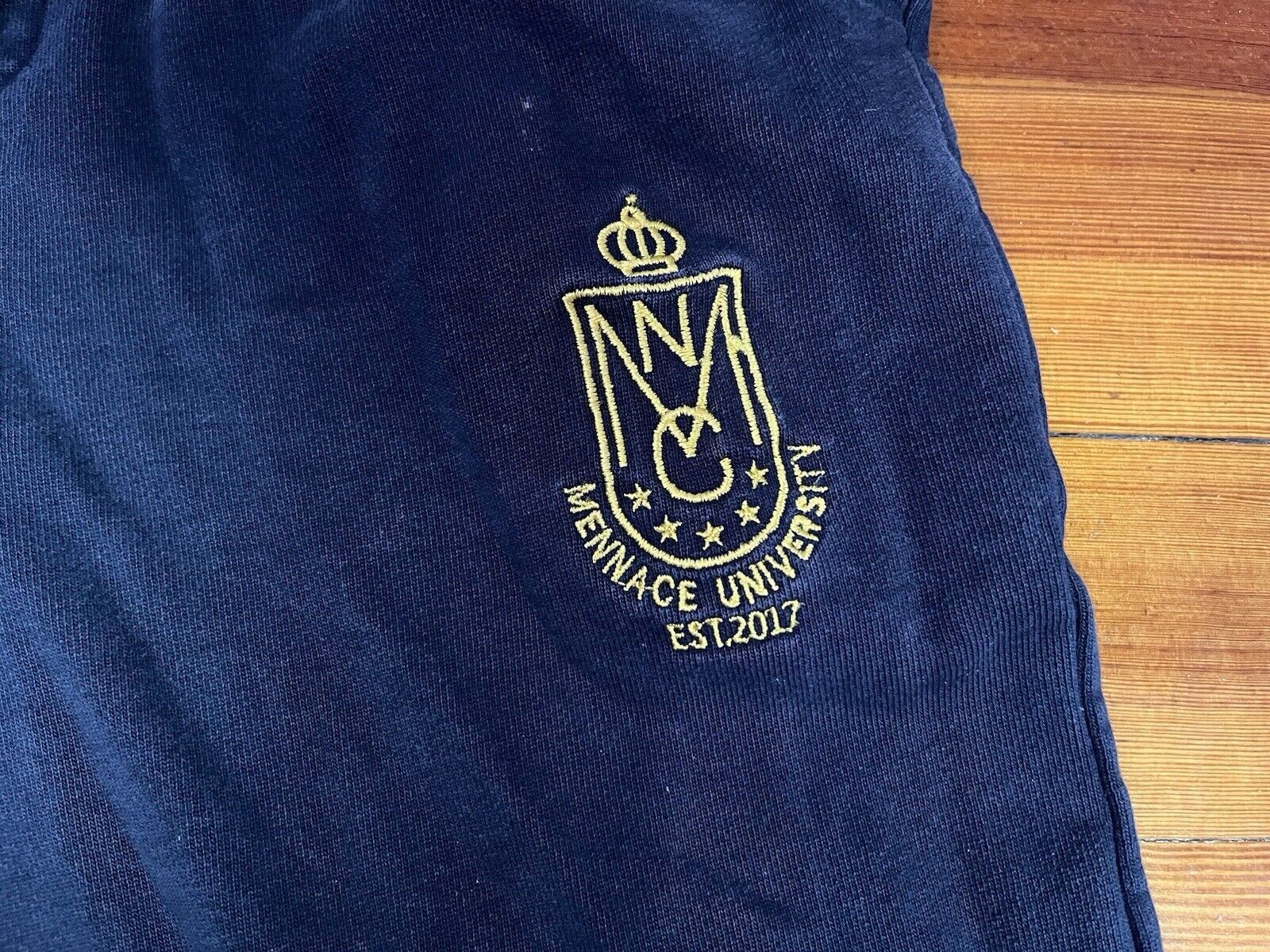 Menace MENACE Sweatpant Joggers University Heavyweight XS Navy Blue Size US 29 - 3 Thumbnail